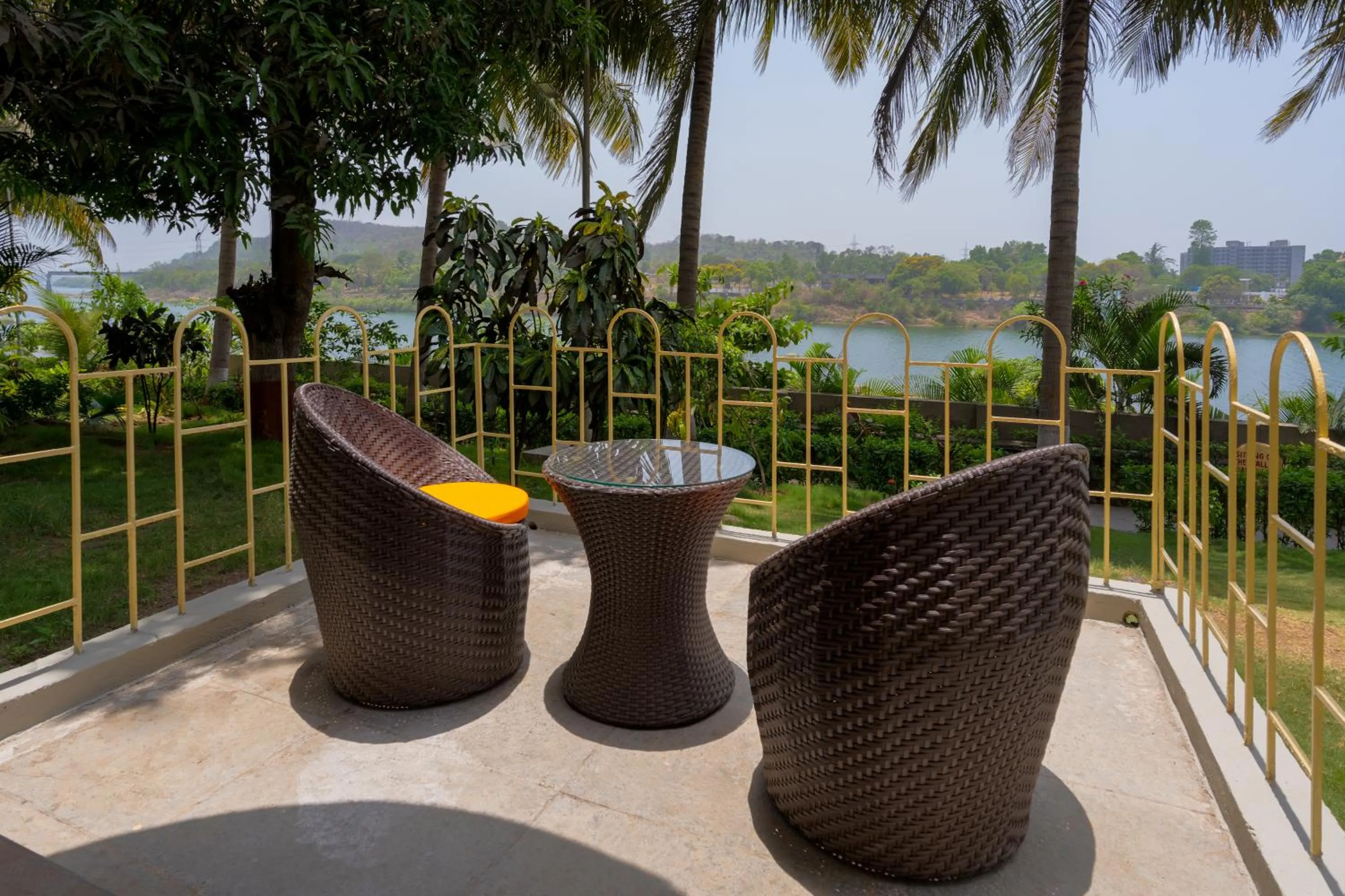 Seating area in Ras Resort By Treat Silvassa