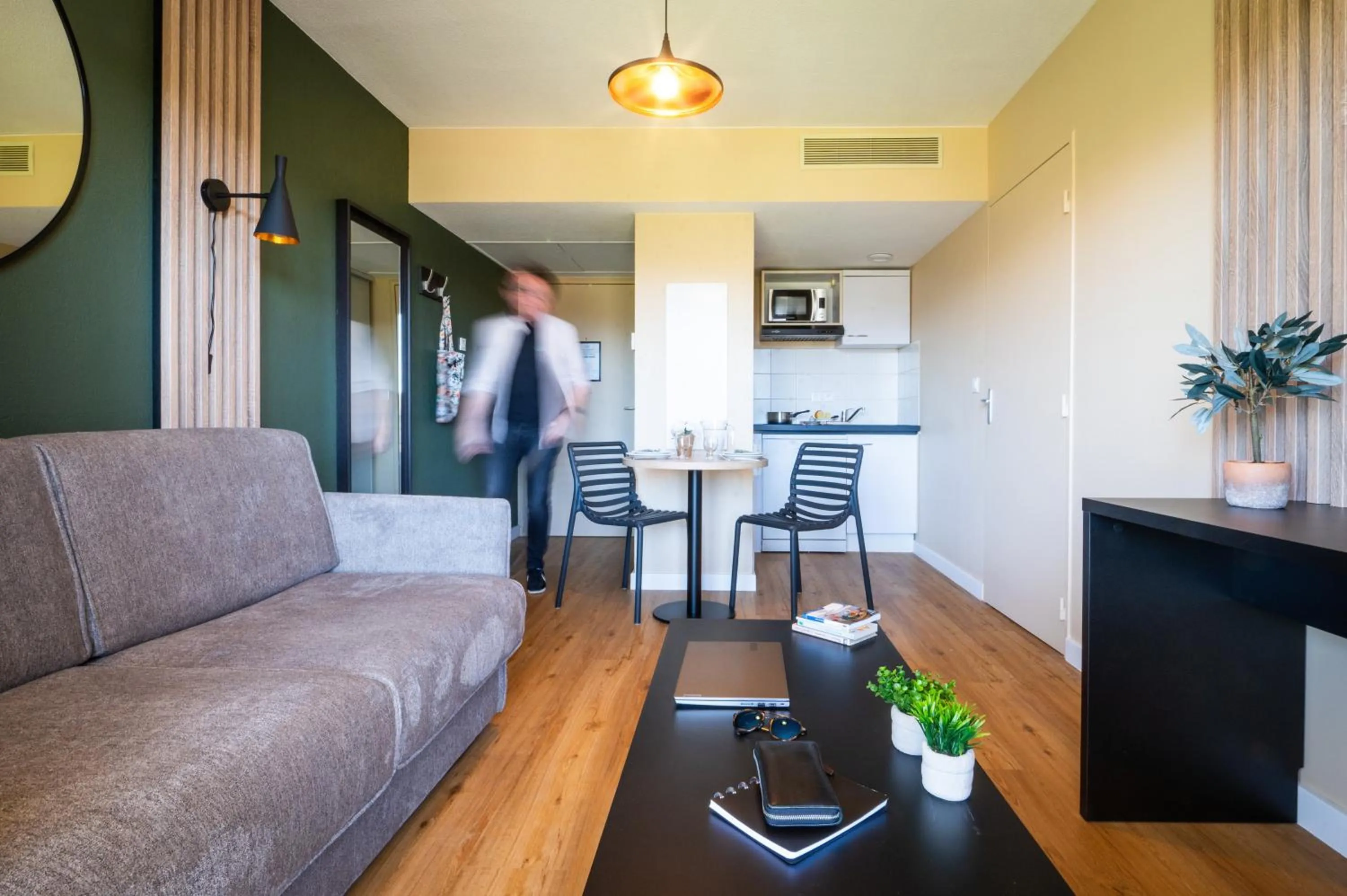 Dining area in Nemea Appart Hotel Green Side Biot Sophia Antipolis