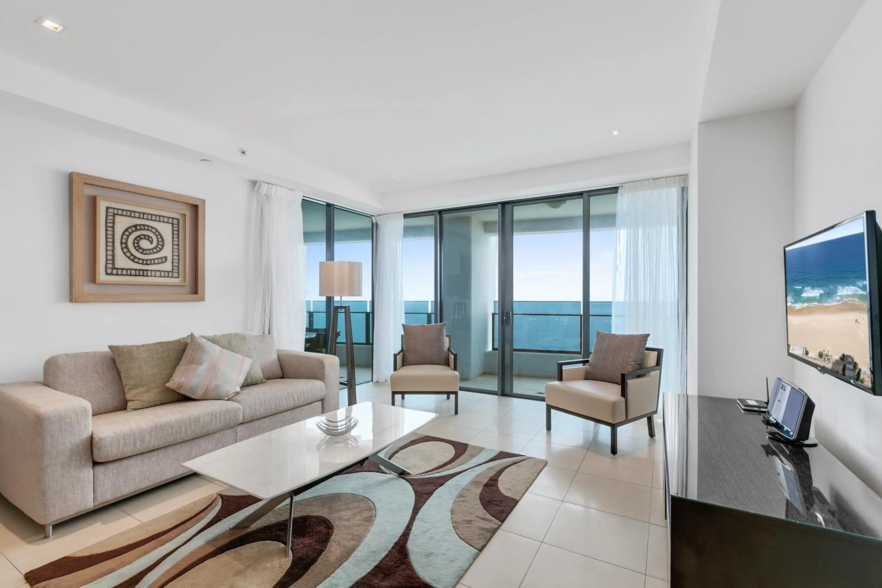 Living room in Soul on the Esplanade - HR Surfers Paradise