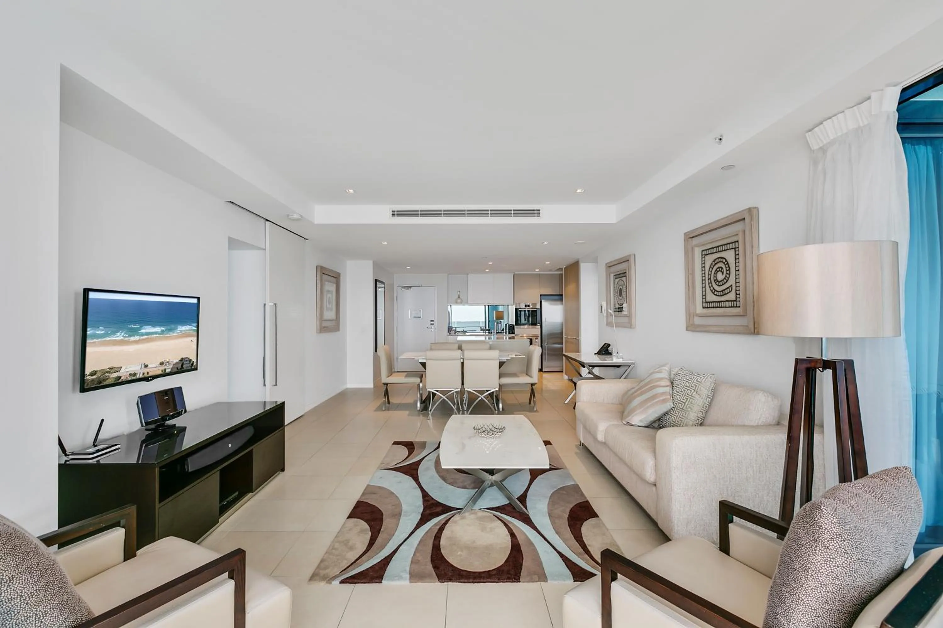 Living room in Soul on the Esplanade - HR Surfers Paradise