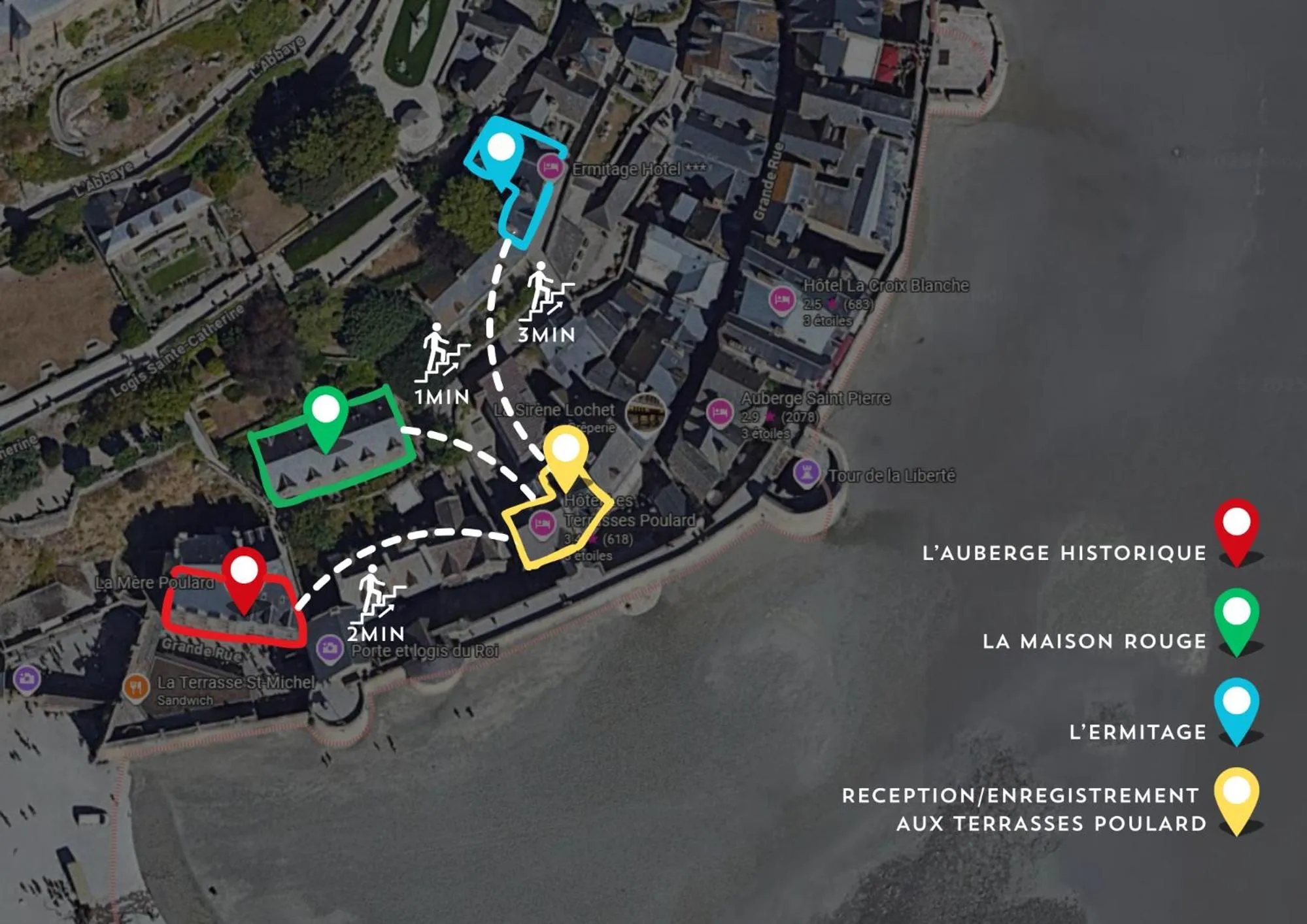 Property building in La Mère Poulard