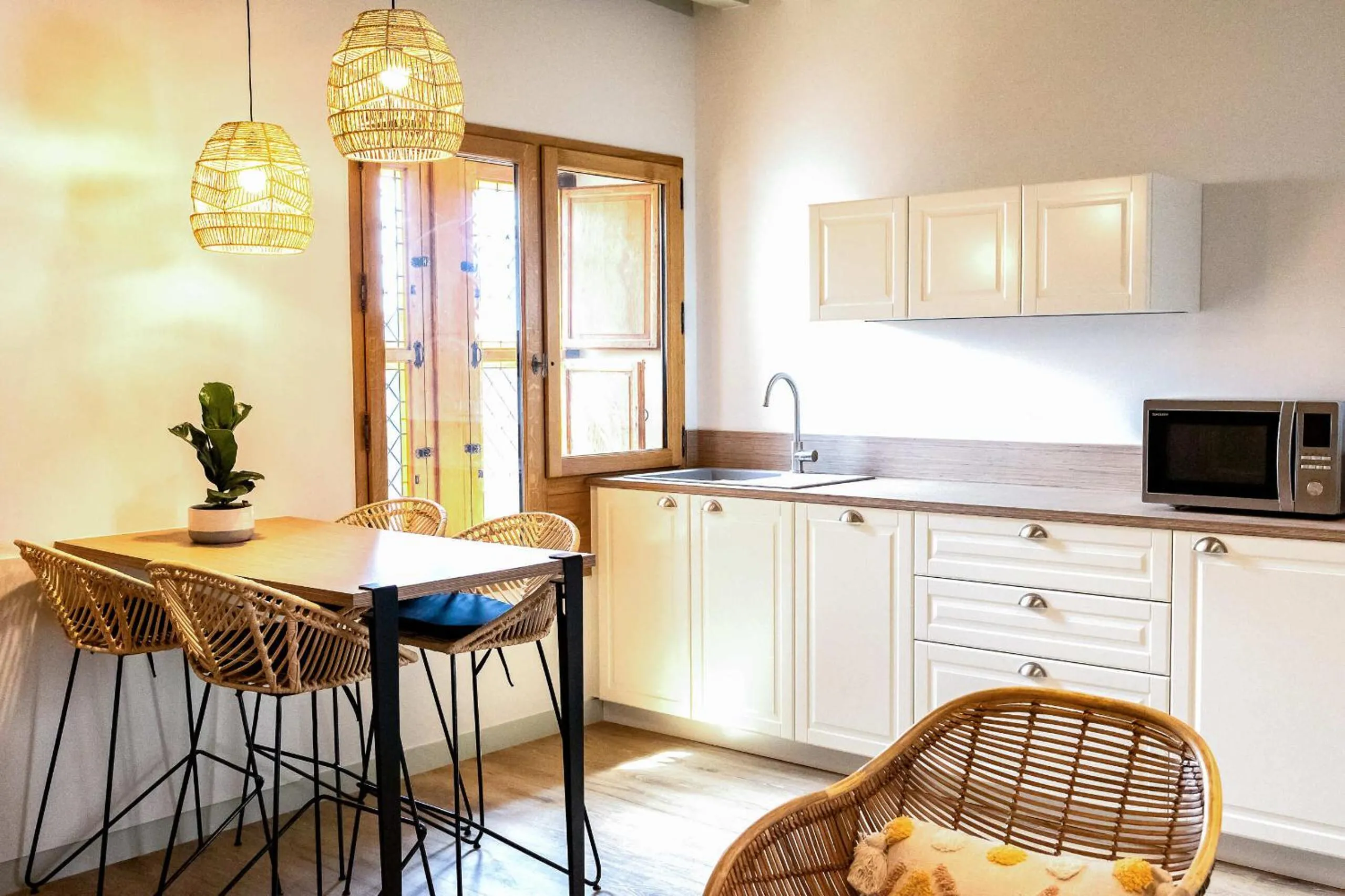 Kitchen or kitchenette in La Mère Poulard