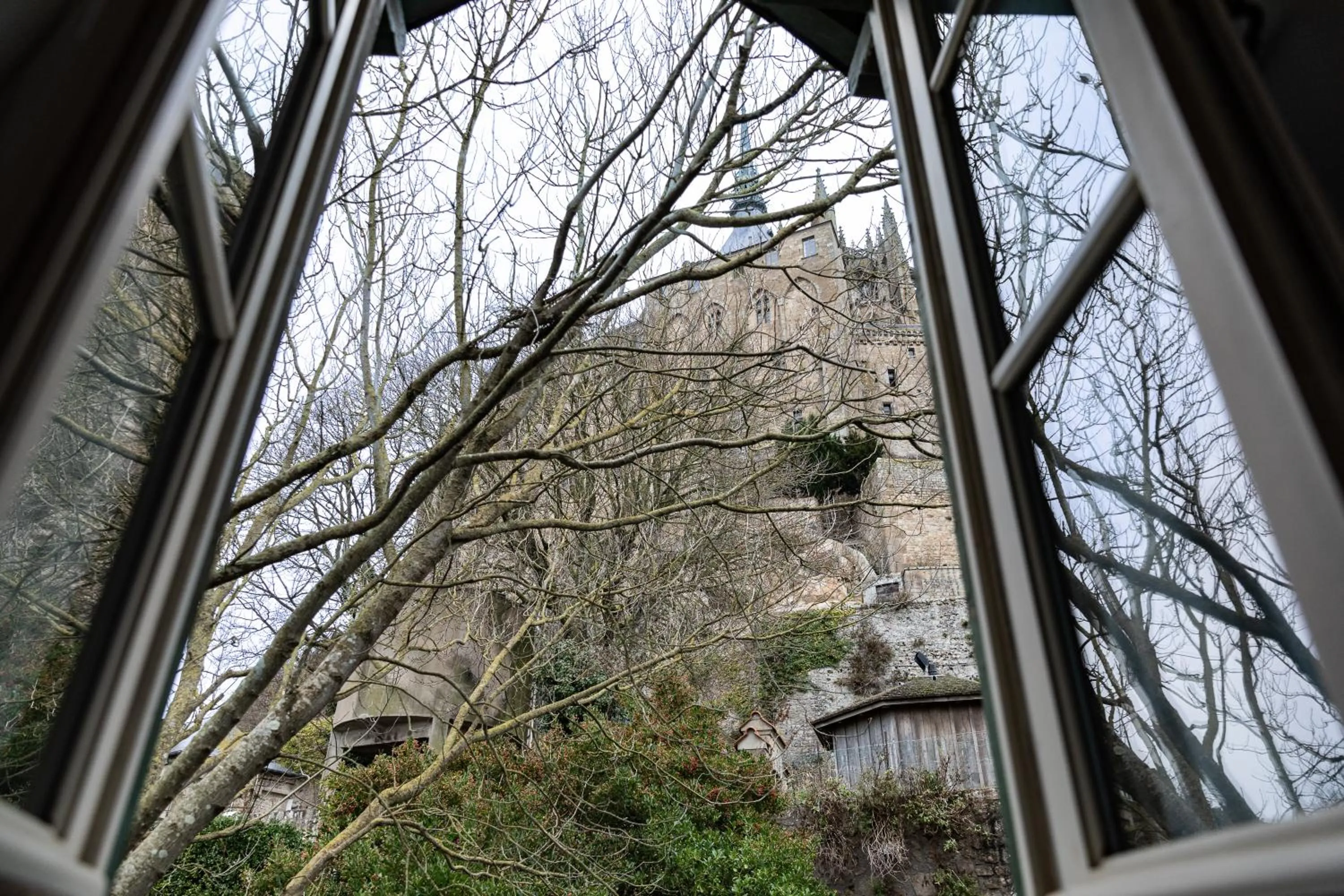 View (from property/room) in La Mère Poulard