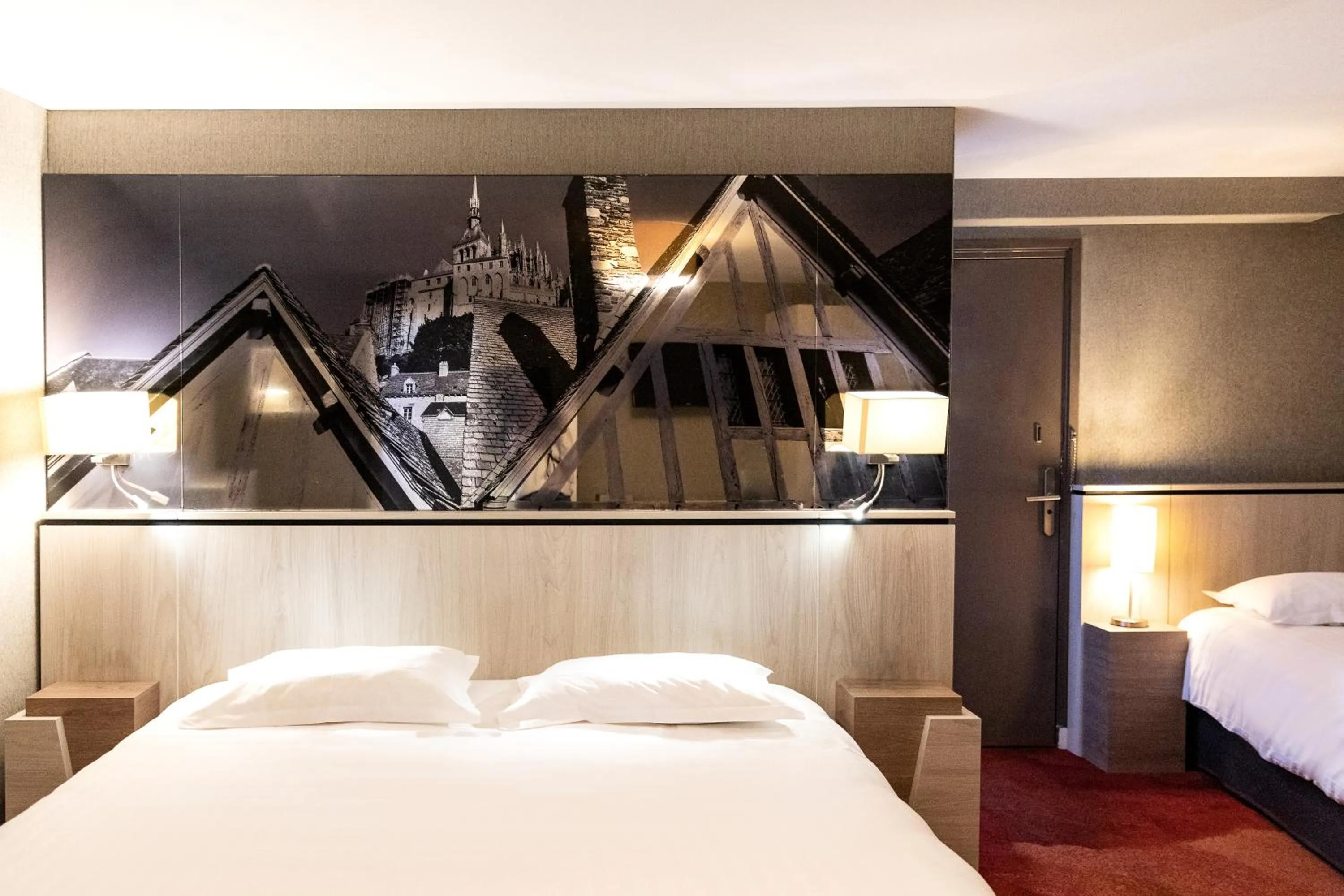 Bedroom, Bed in Les Terrasses Poulard