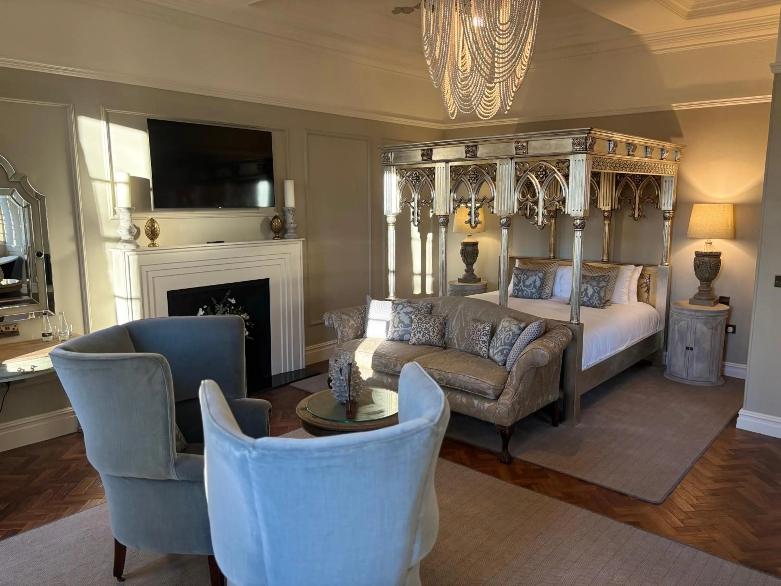 Bedroom in Manor House Hotel