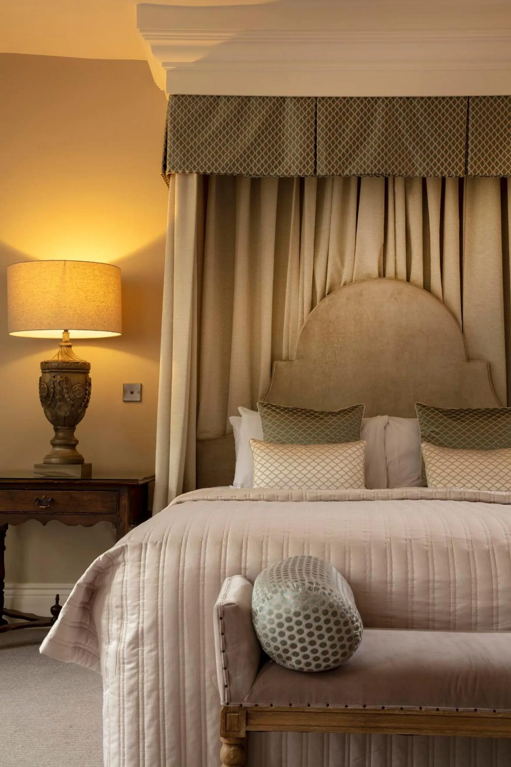 Bed in Manor House Hotel