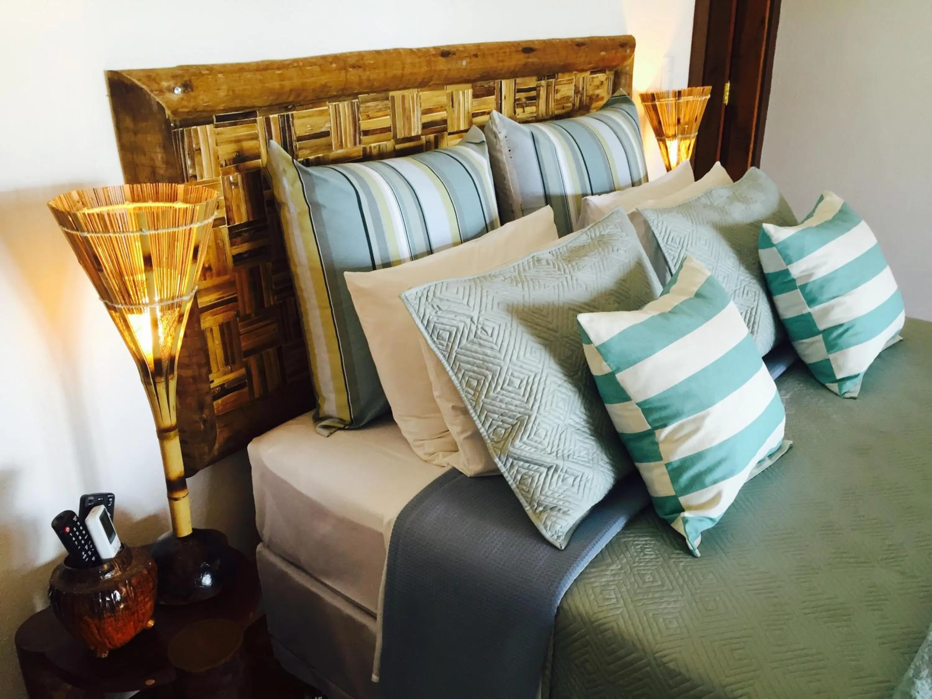 Decorative detail, Bed in Hotel Rede Beach