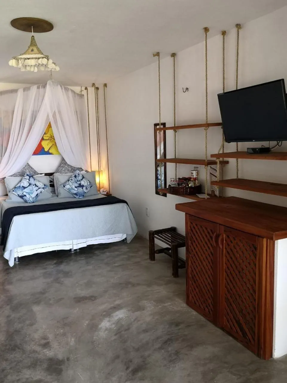 Bed in Hotel Rede Beach