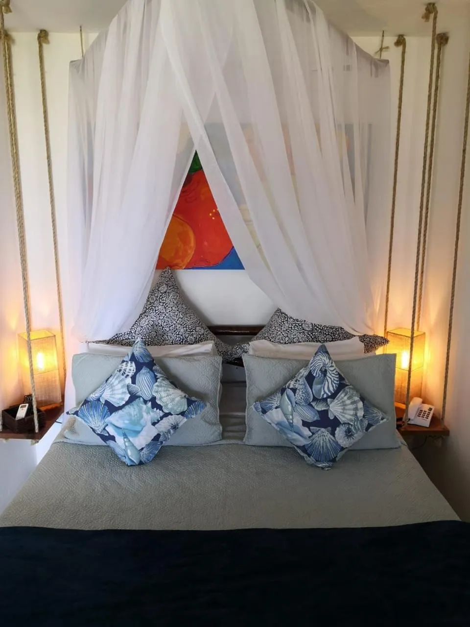 Bed in Hotel Rede Beach