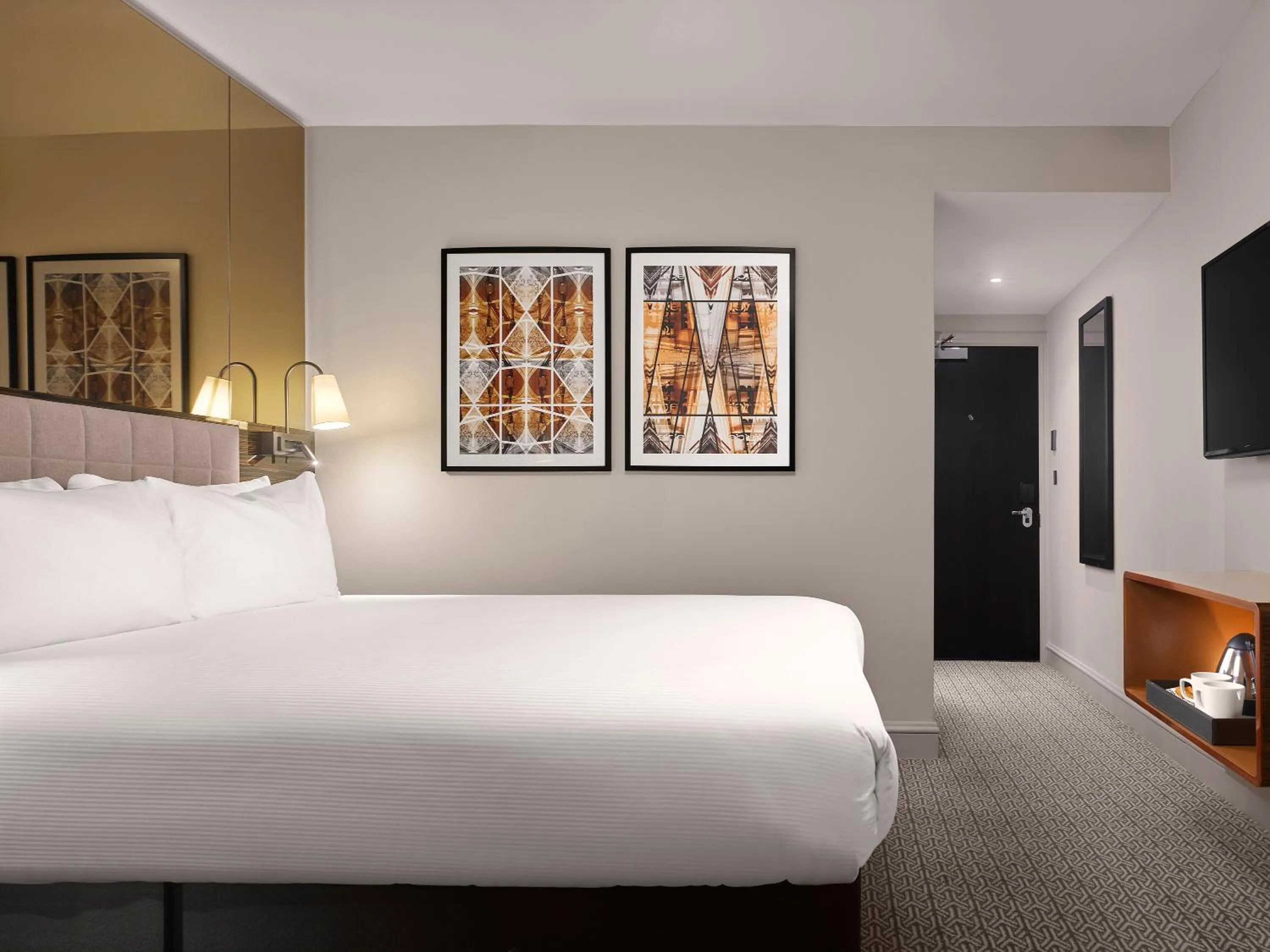 Bed in Strand Palace