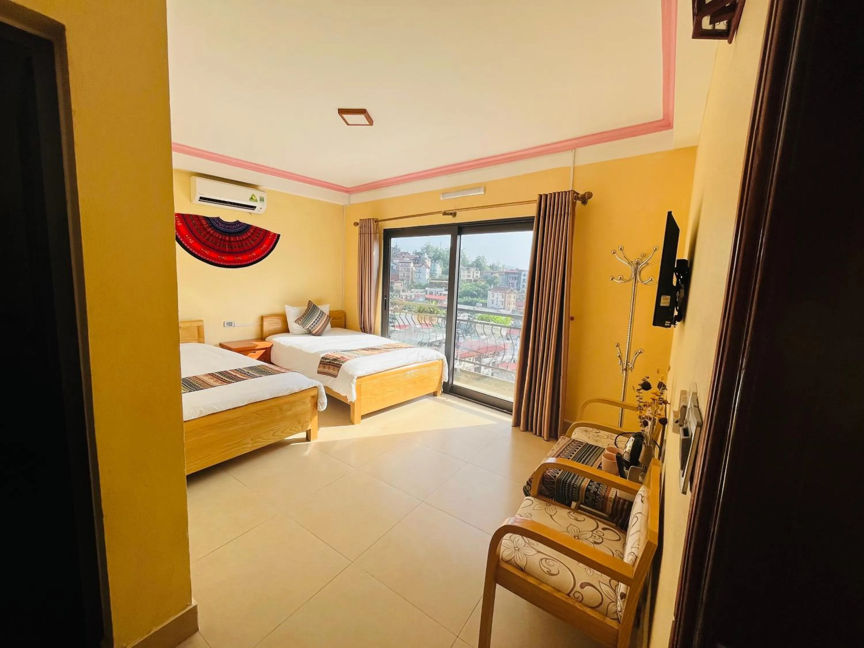 Bed in Sapa Paramount Hotel