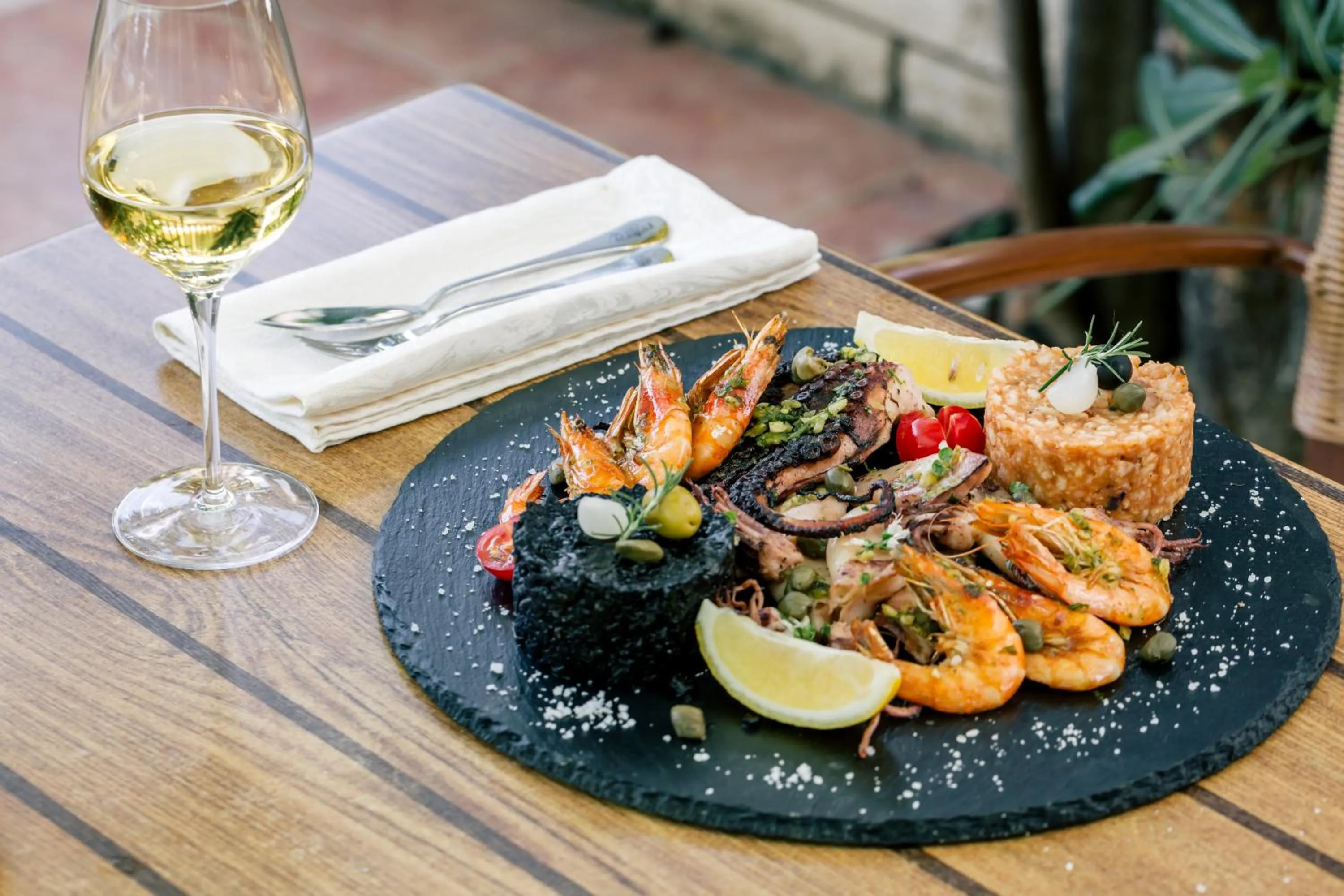 Food close-up in Villa Royal Apartments