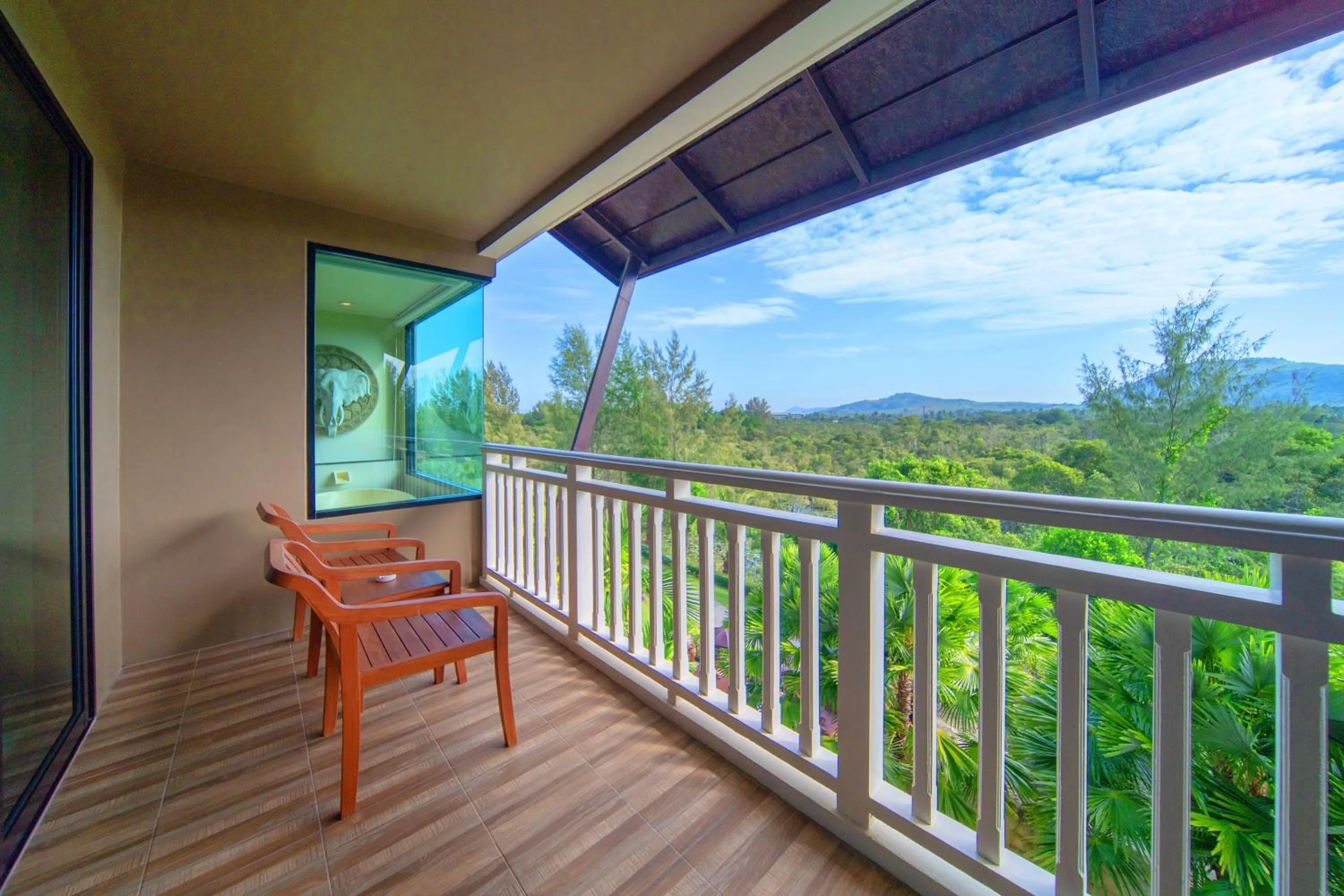 Balcony/Terrace in Maikhao Palm Beach Resort - SHA Plus