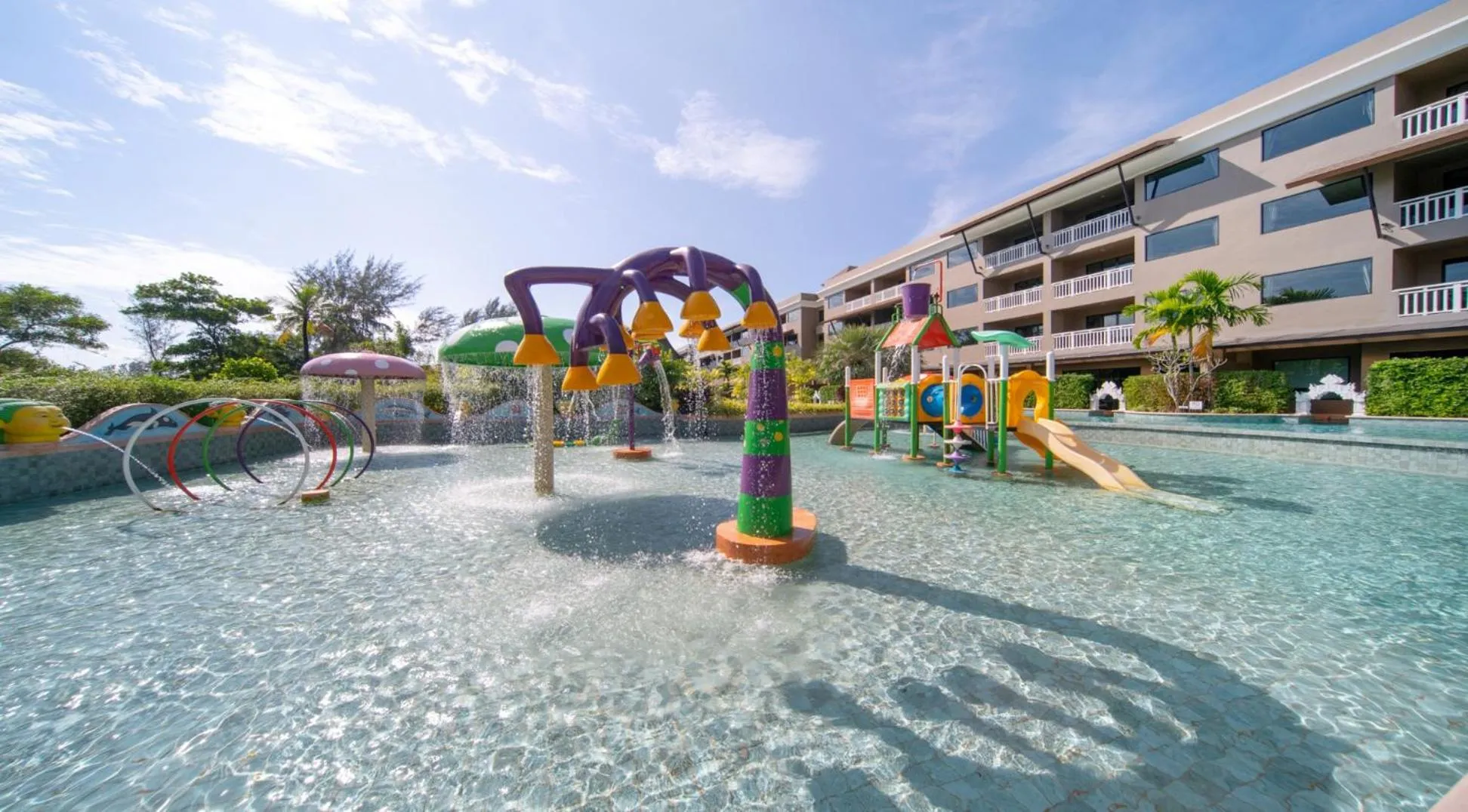 Swimming pool in Maikhao Palm Beach Resort - SHA Plus