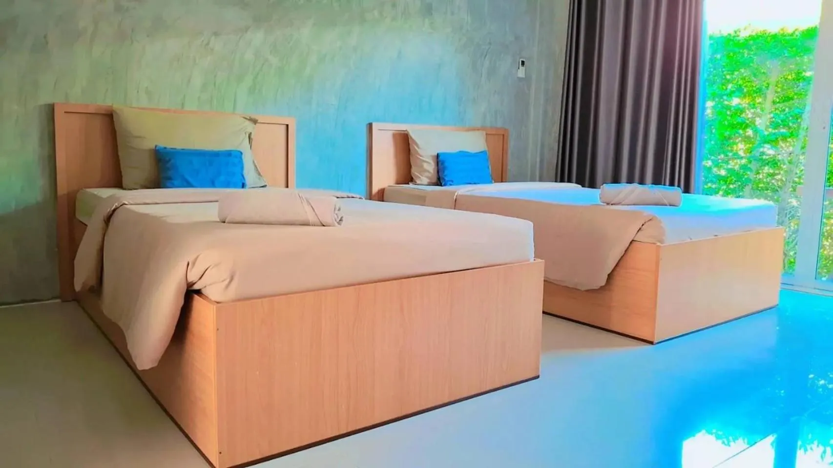 Bed in Phurang Hill Resort