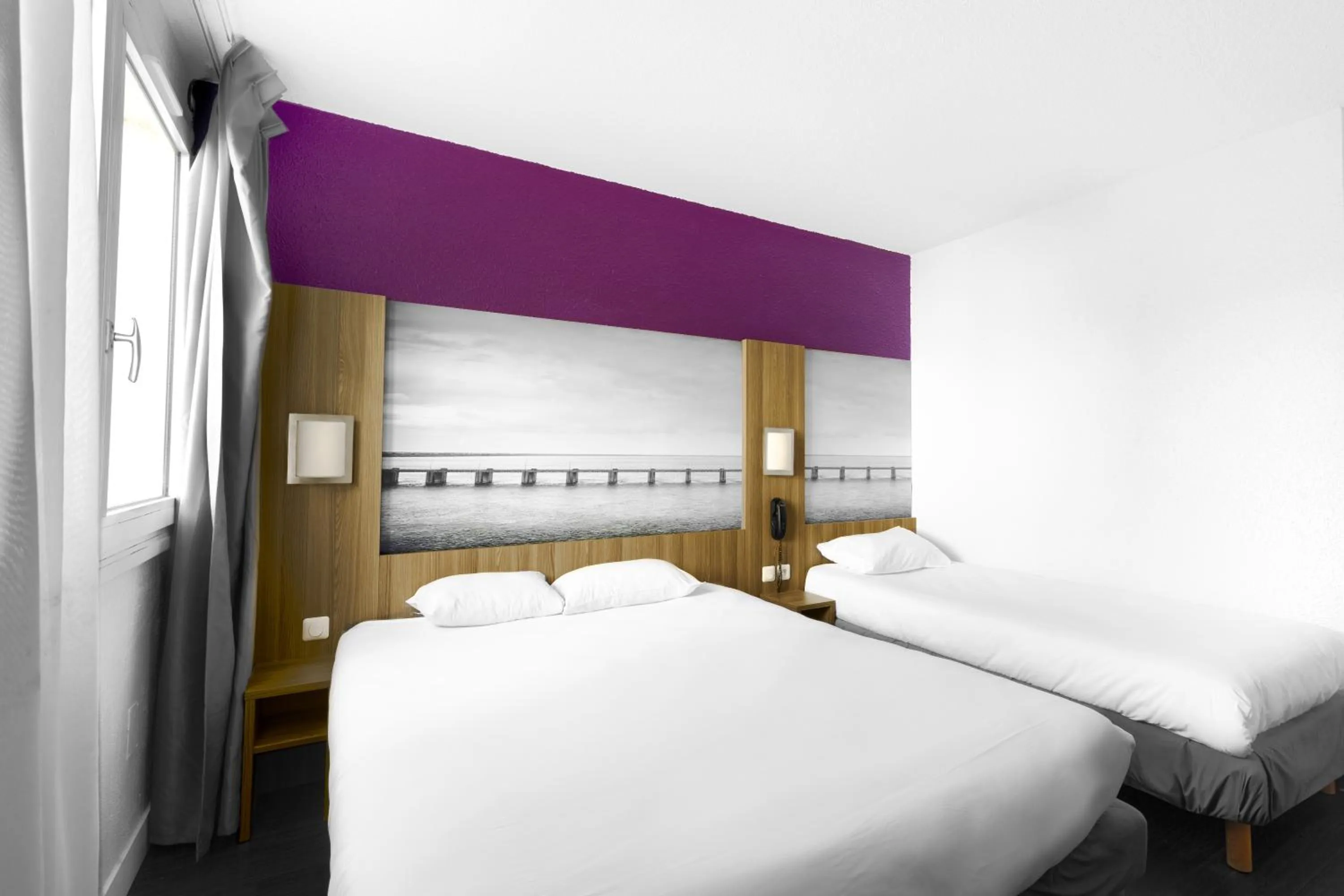 Photo of the whole room, Bed in Brit Hotel Montpellier Parc Expo