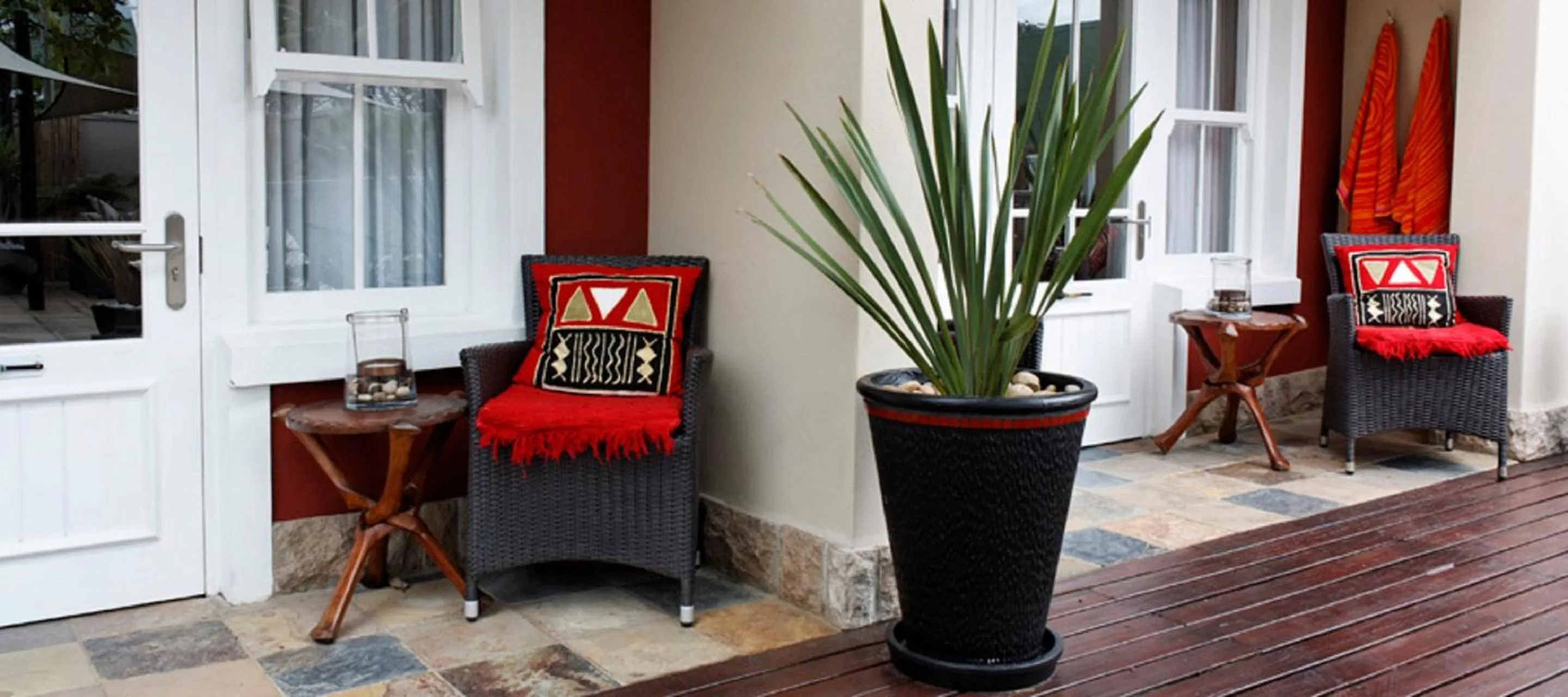 Patio in African Breeze Guesthouse