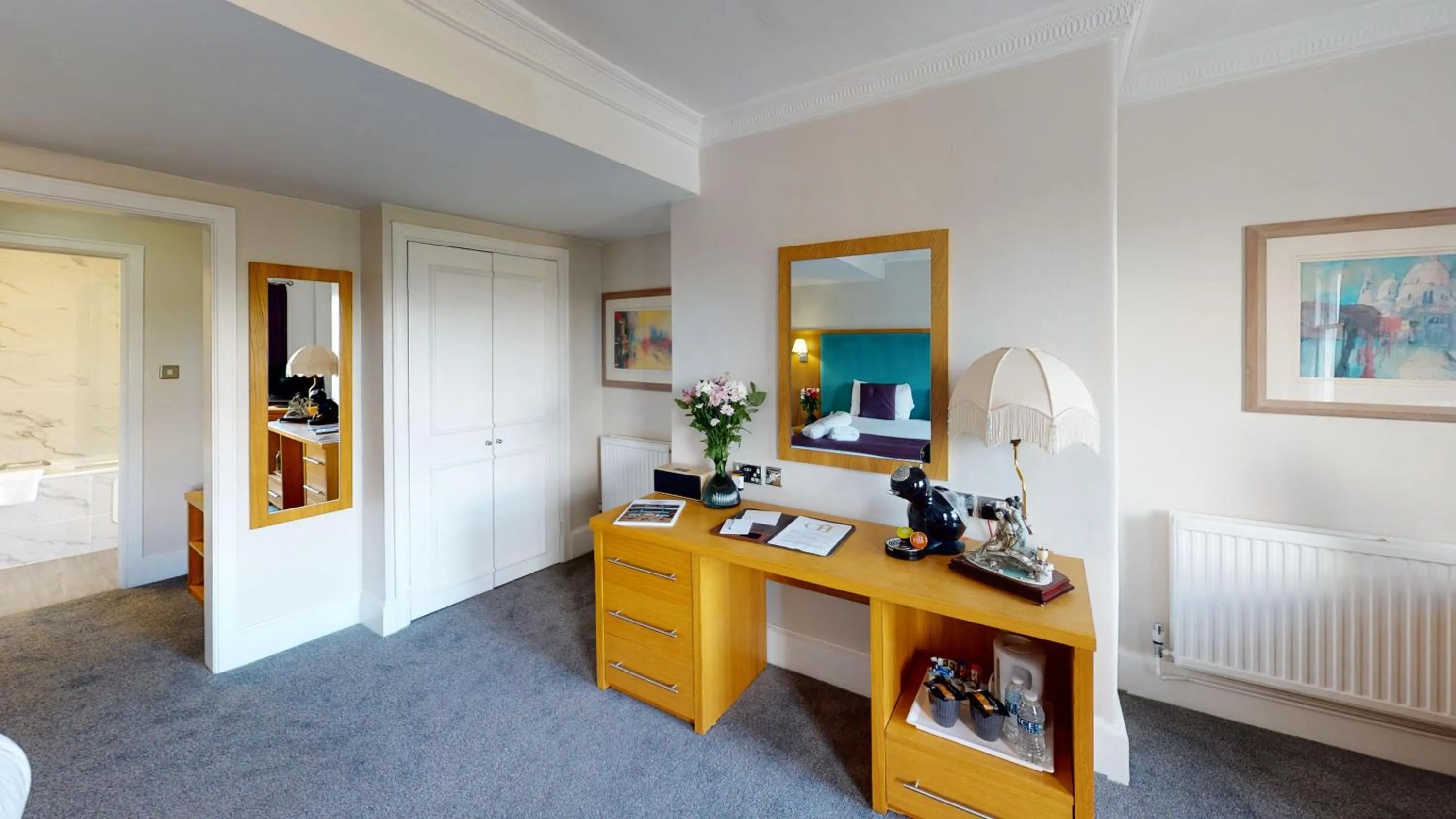 hair dresser in The Chequers Hotel