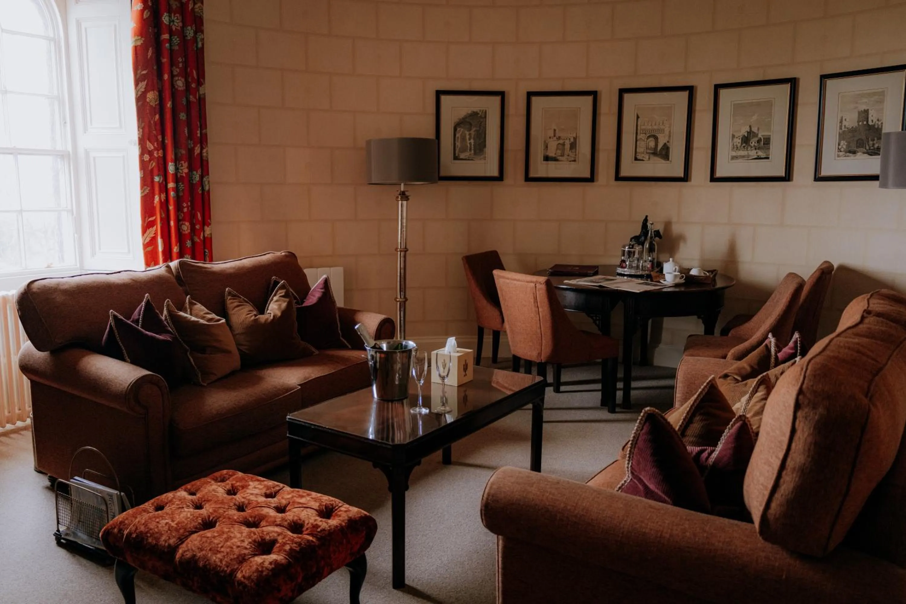 Living room in Swinton Park