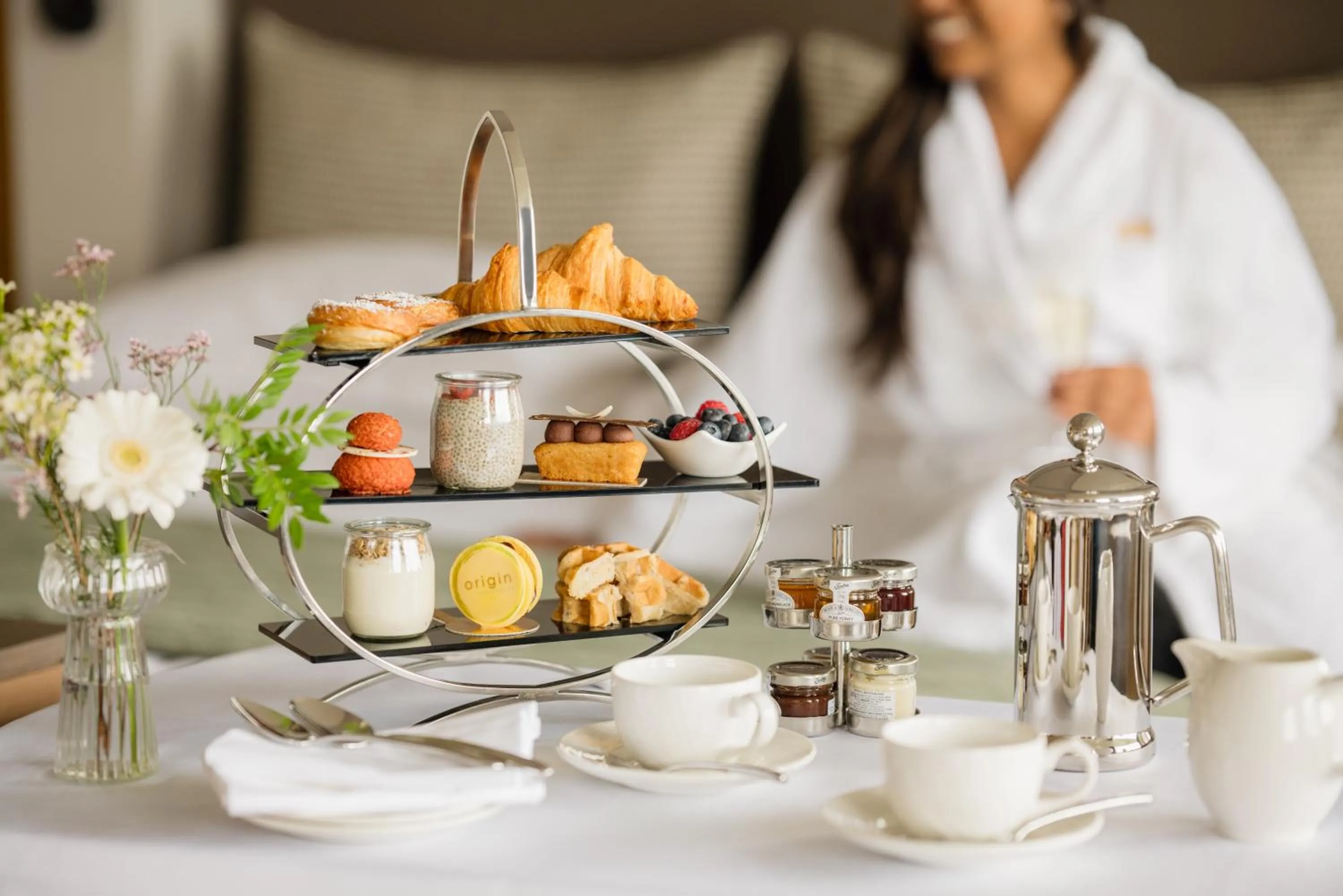 Breakfast in Royal Garden Hotel