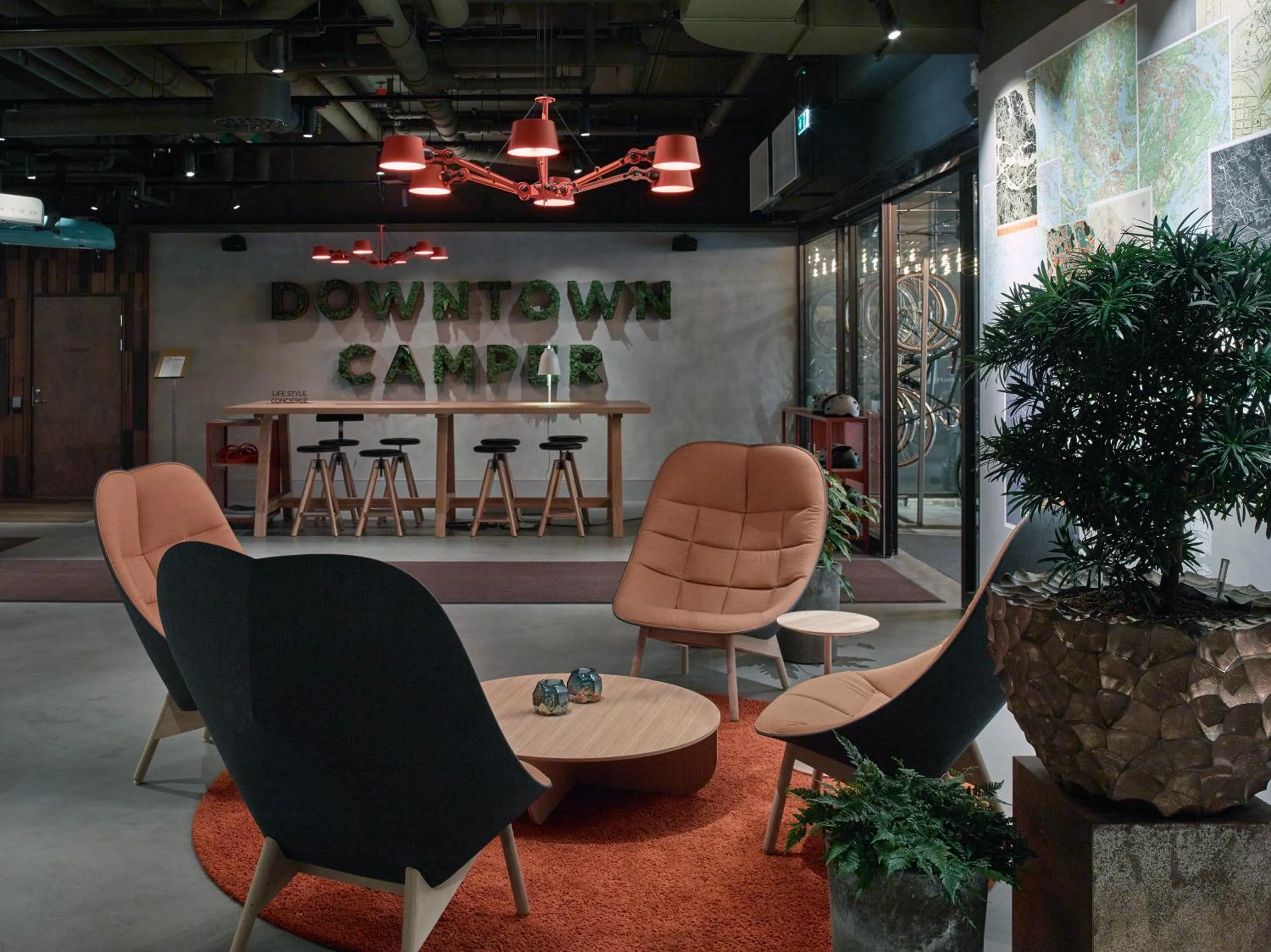 Living room in Downtown Camper by Scandic