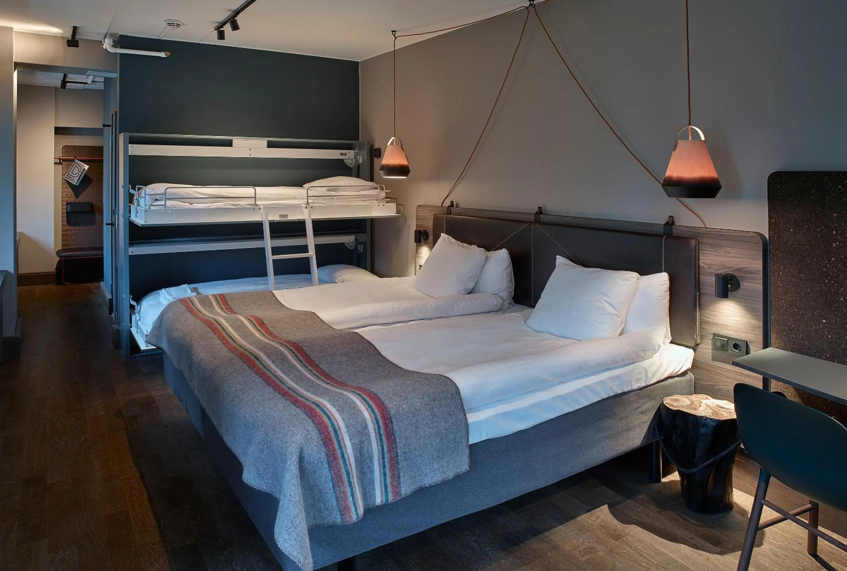 Bedroom, Bed in Downtown Camper by Scandic