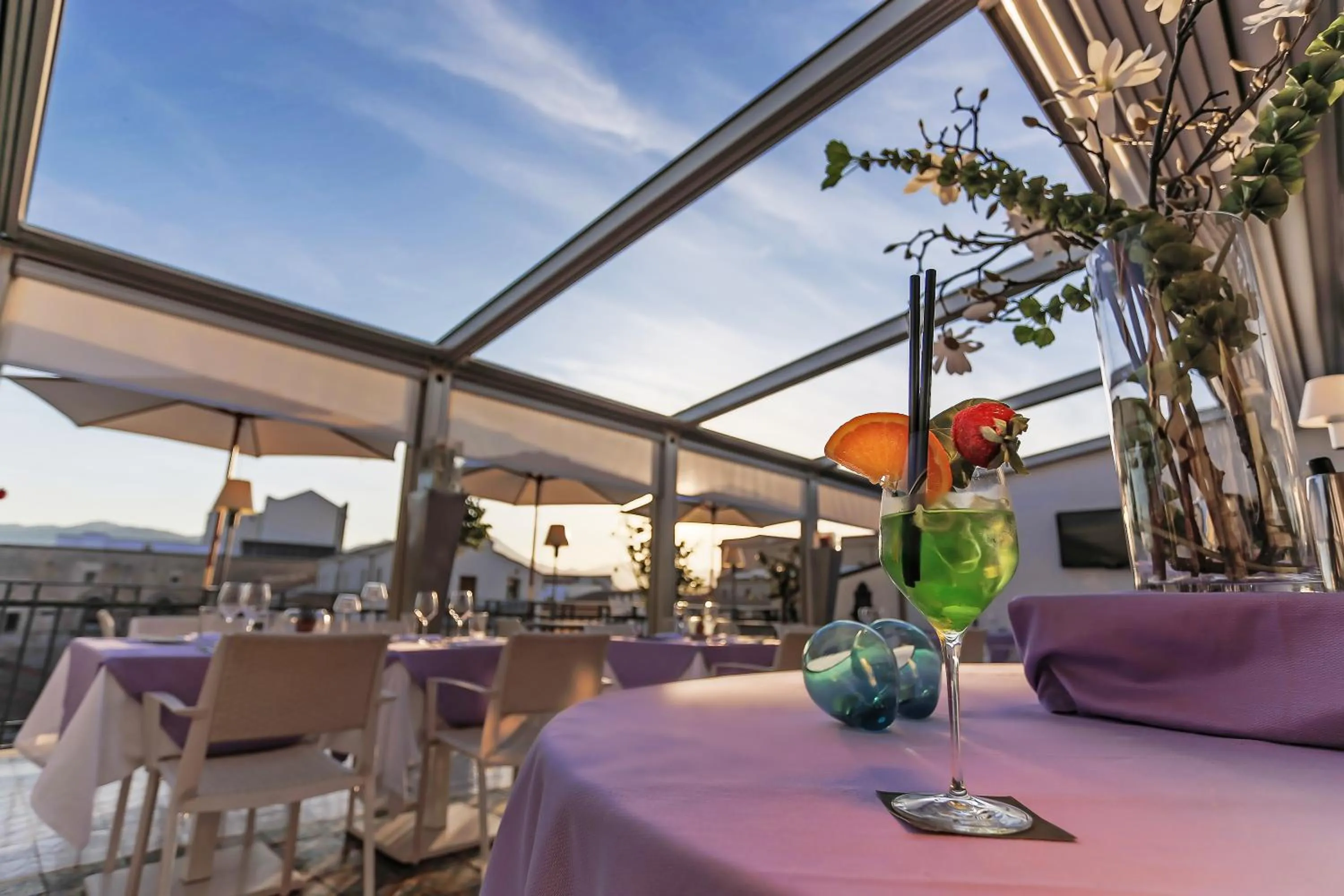 Balcony/Terrace in Hotel Porta Felice & Spa