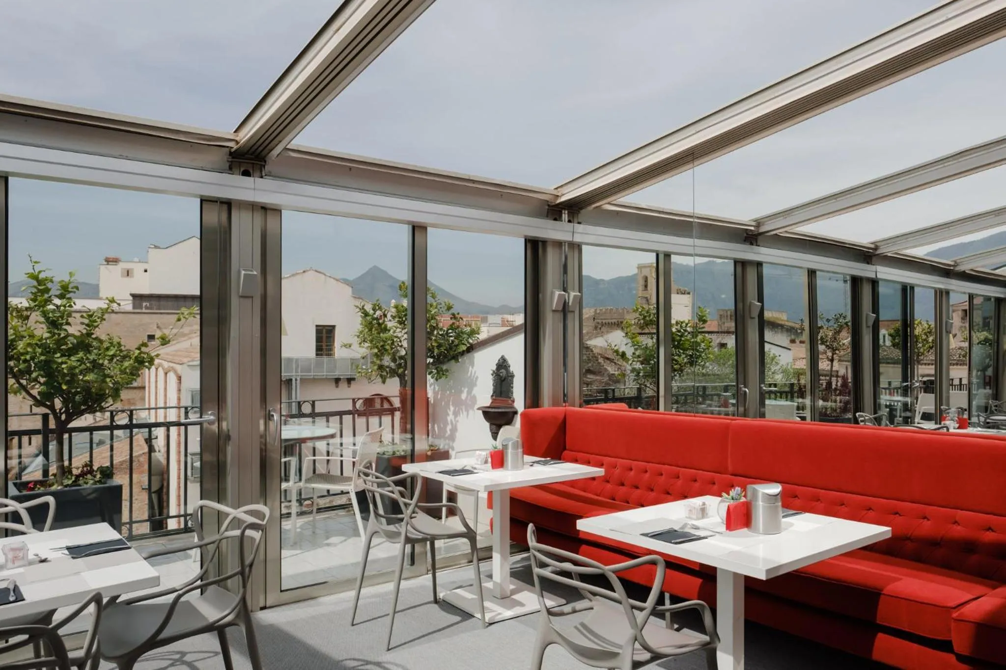 Balcony/Terrace in Hotel Porta Felice & Spa