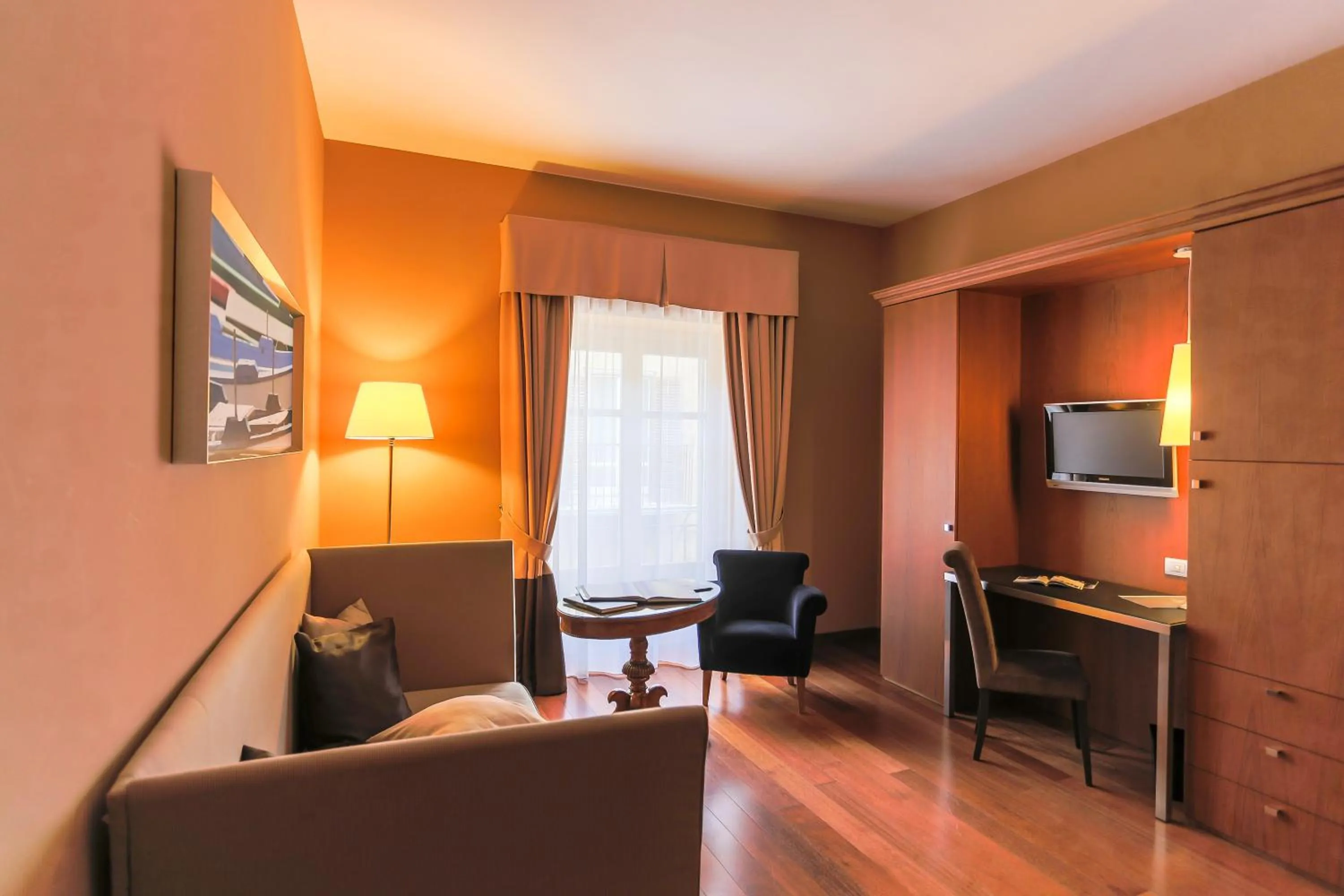 Seating area in Hotel Porta Felice & Spa