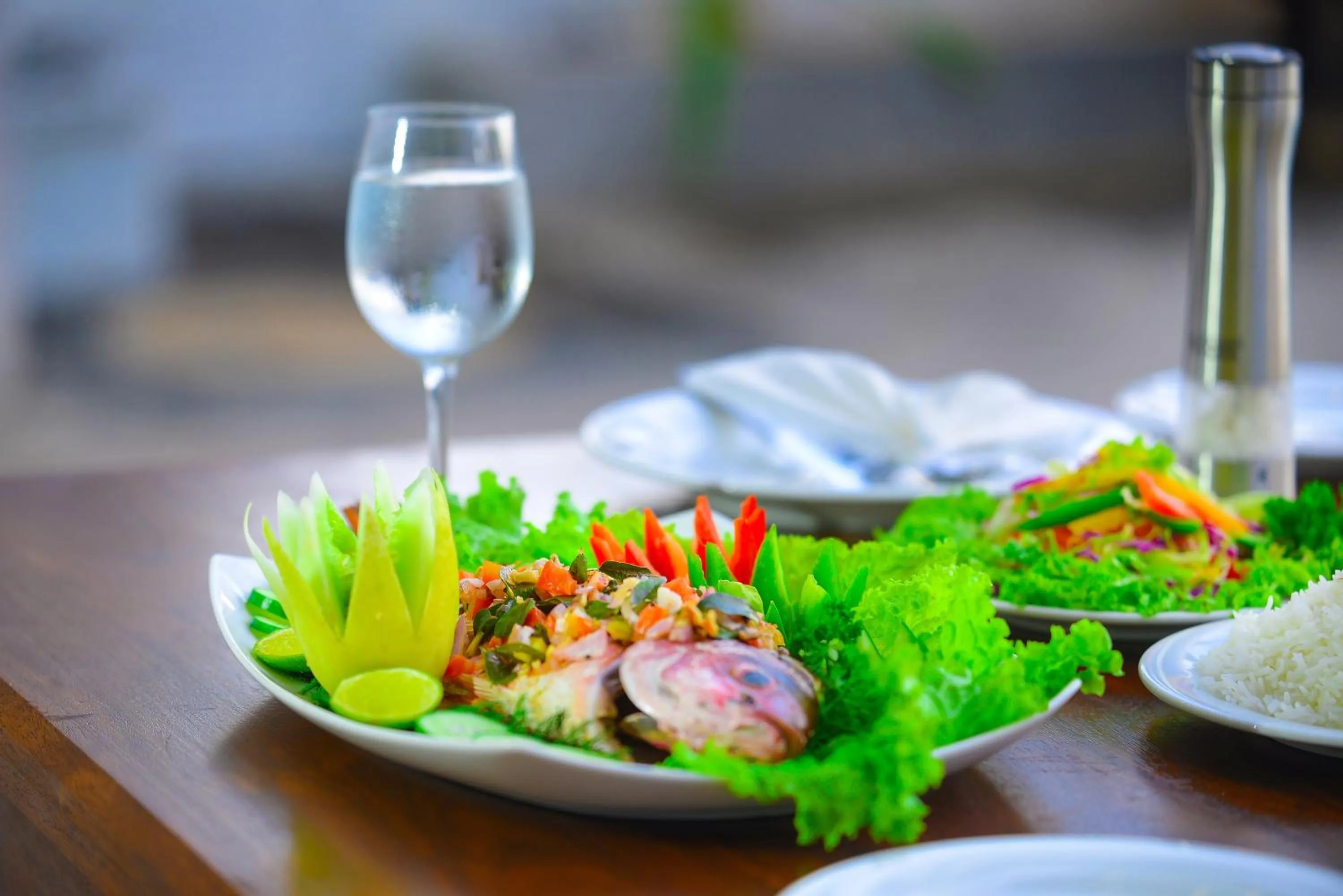 Food and drinks in At Ease Beach Hotel