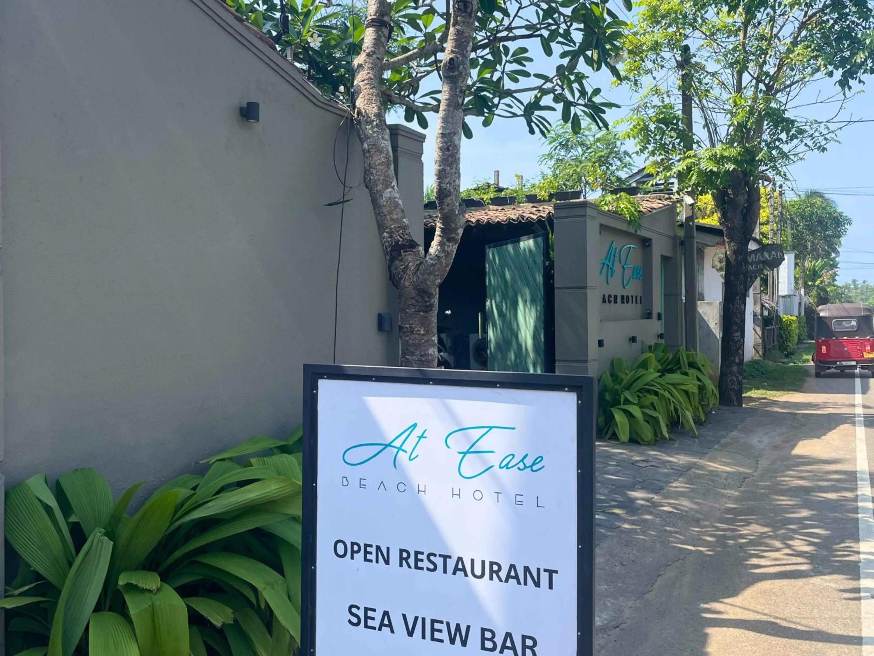 Facade/entrance in At Ease Beach Hotel