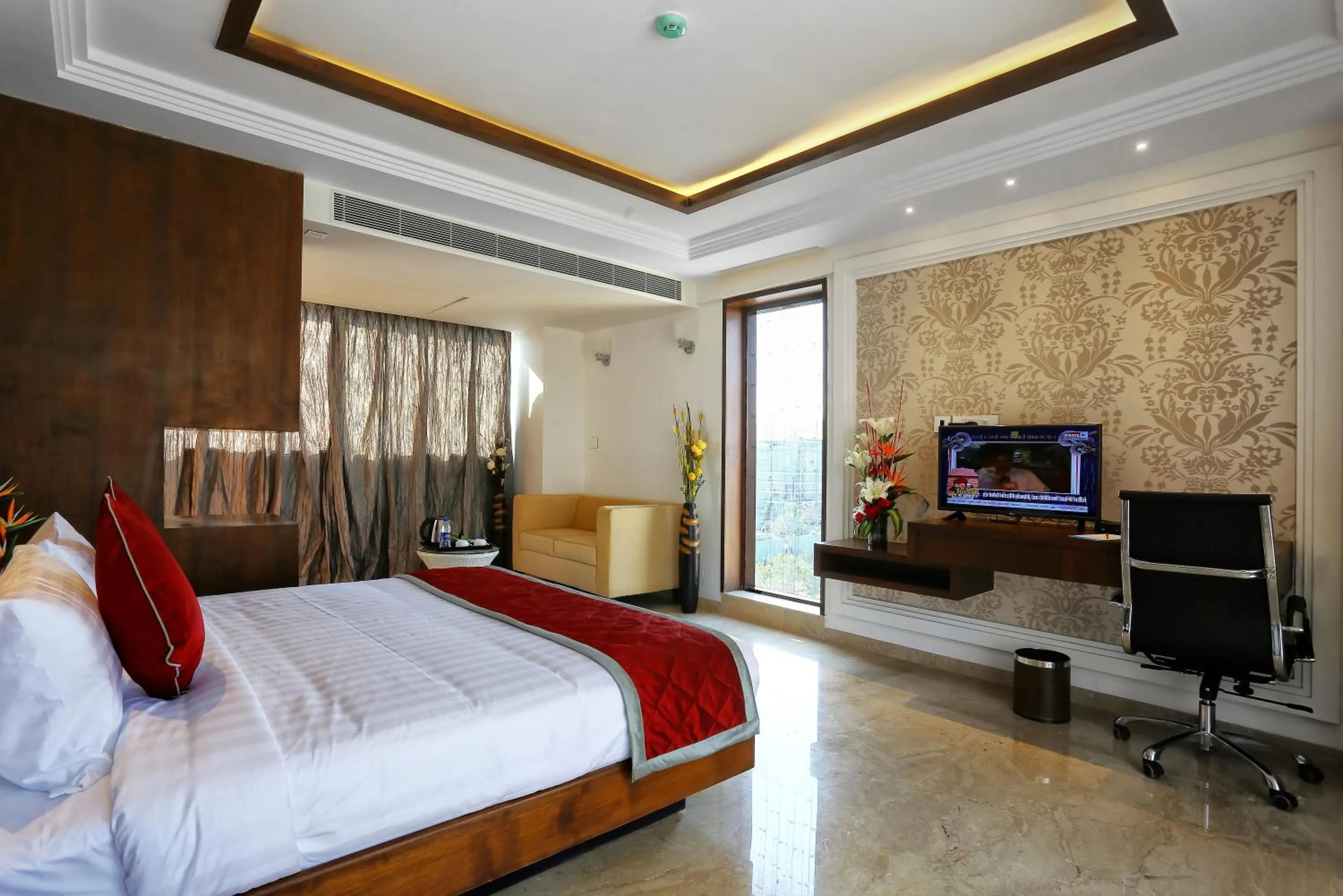 Photo of the whole room, Bed in Bhagini Icon Premier Hotel