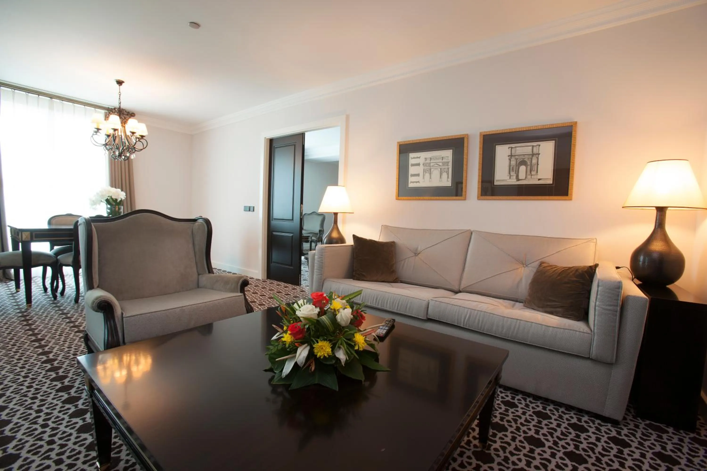 Living room in Palm Camayenne