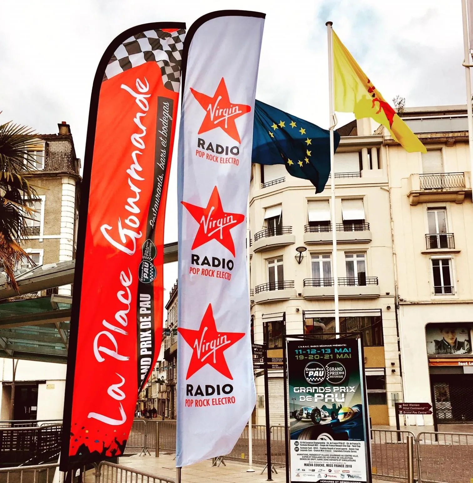 View (from property/room) in Hôtel Bosquet Pau Centre - Self Check In Budget Hotel