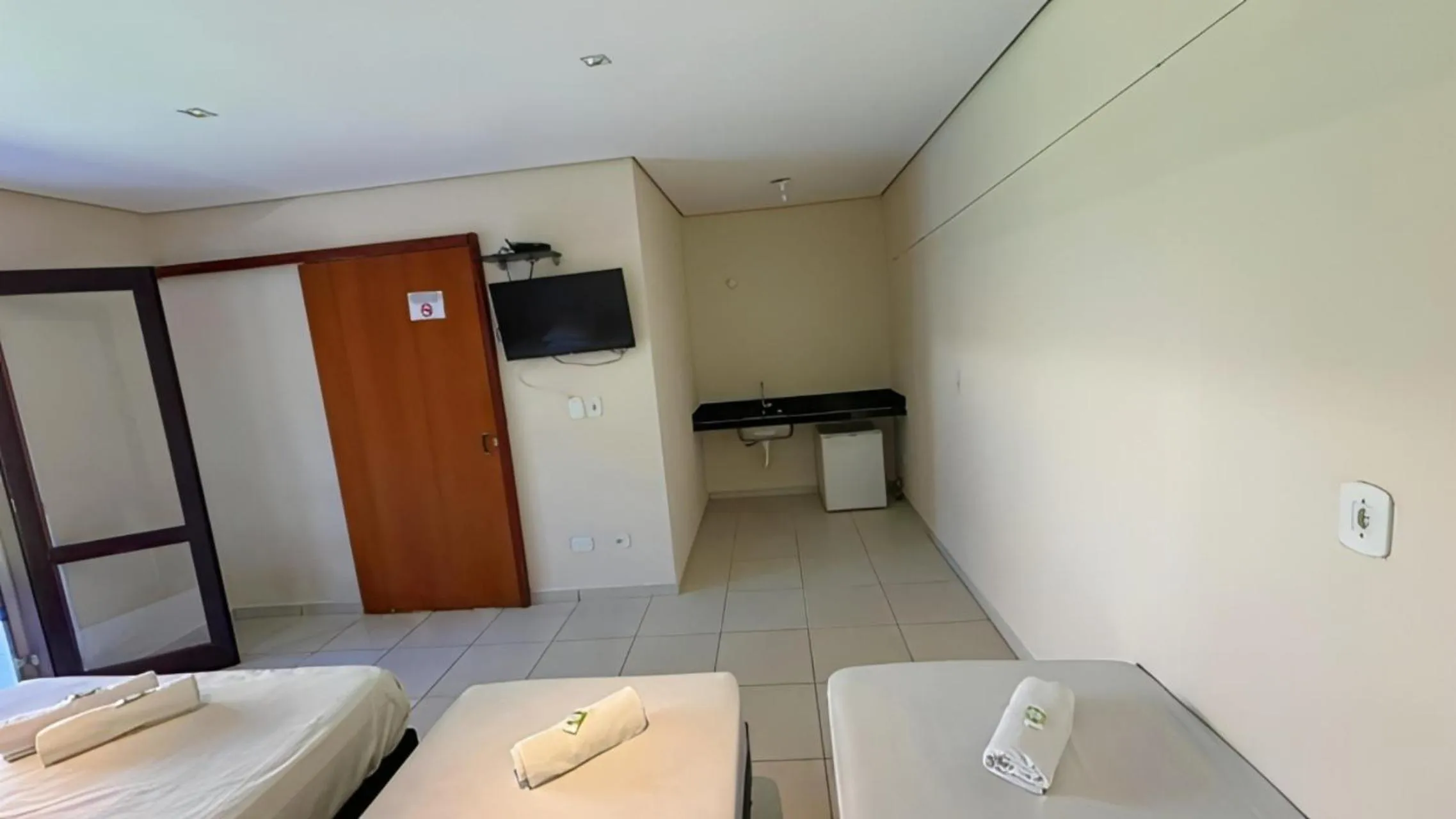 Bed in Pousada Porto do Rio