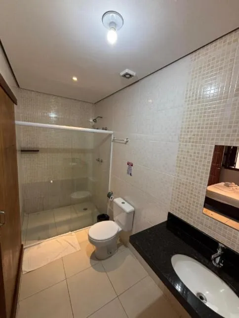 Shower in Pousada Porto do Rio