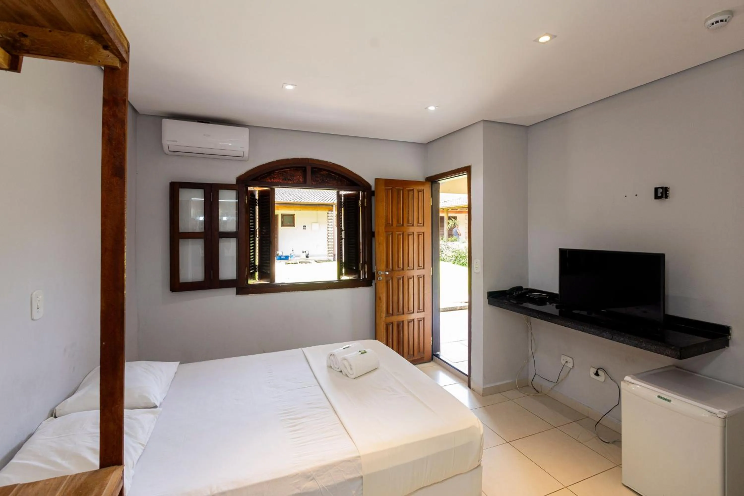 Bed in Pousada Porto do Rio