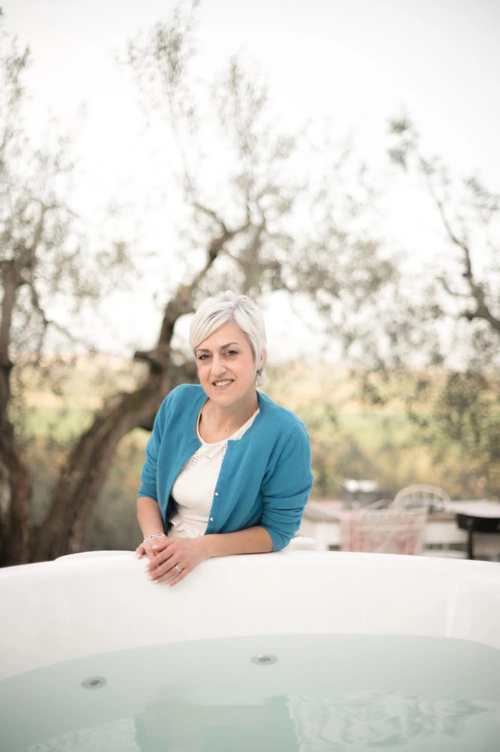 Hot Tub in Casa Montalgallo