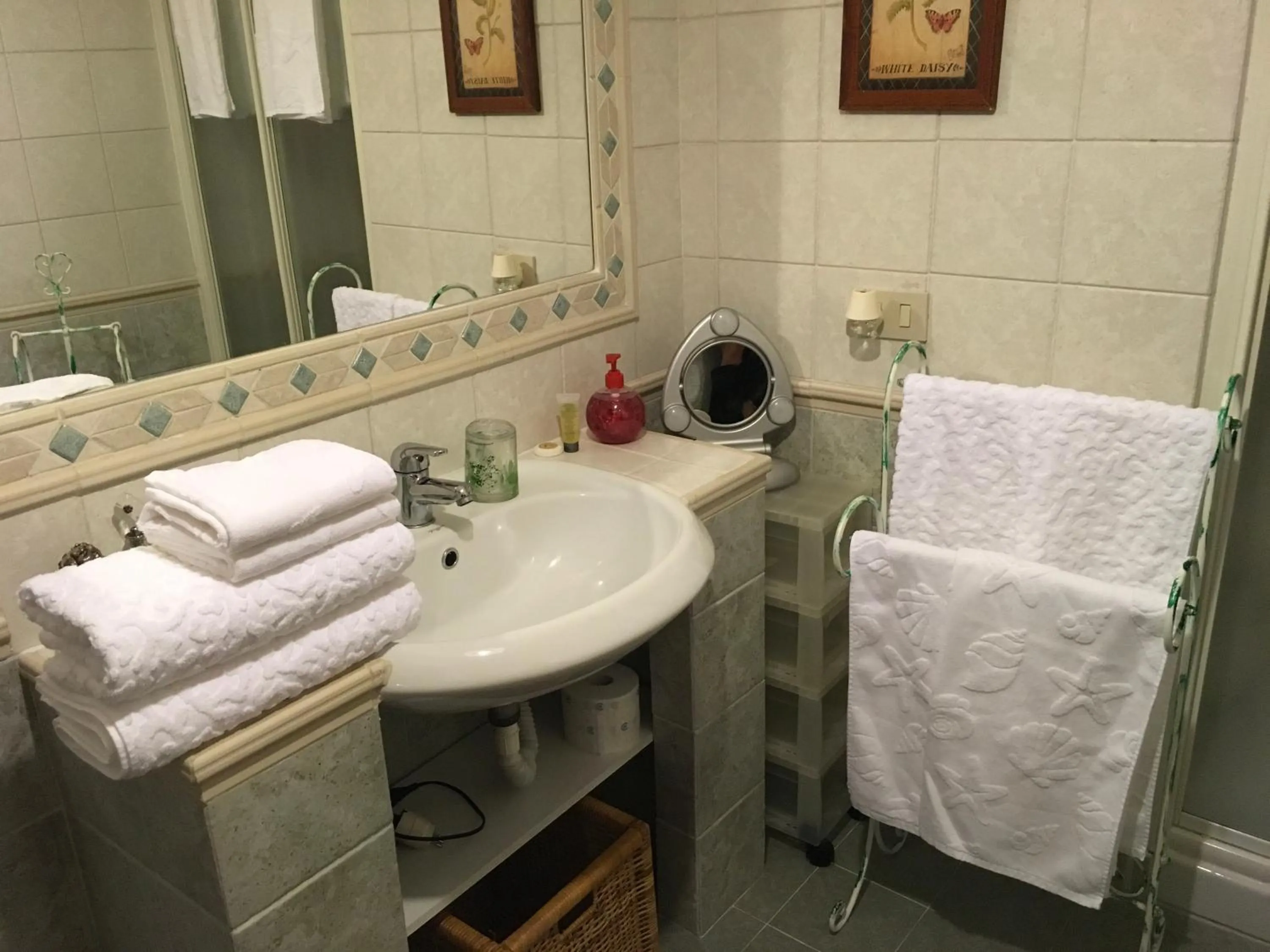 Bathroom in B&B Vista su Roma