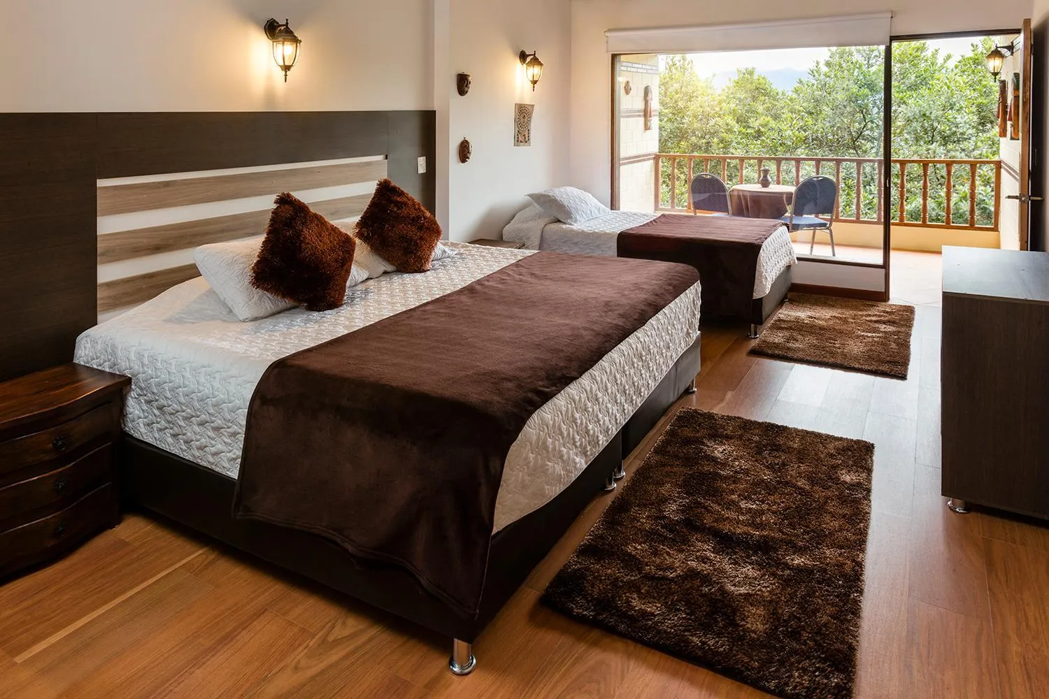 Bed in Hotel Campestre La Periquera