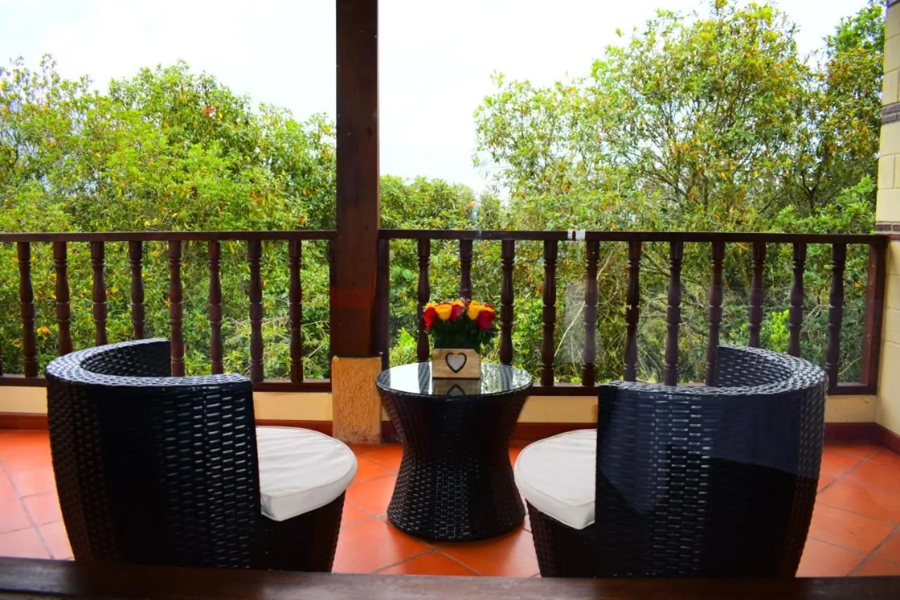 Balcony/Terrace in Hotel Campestre La Periquera