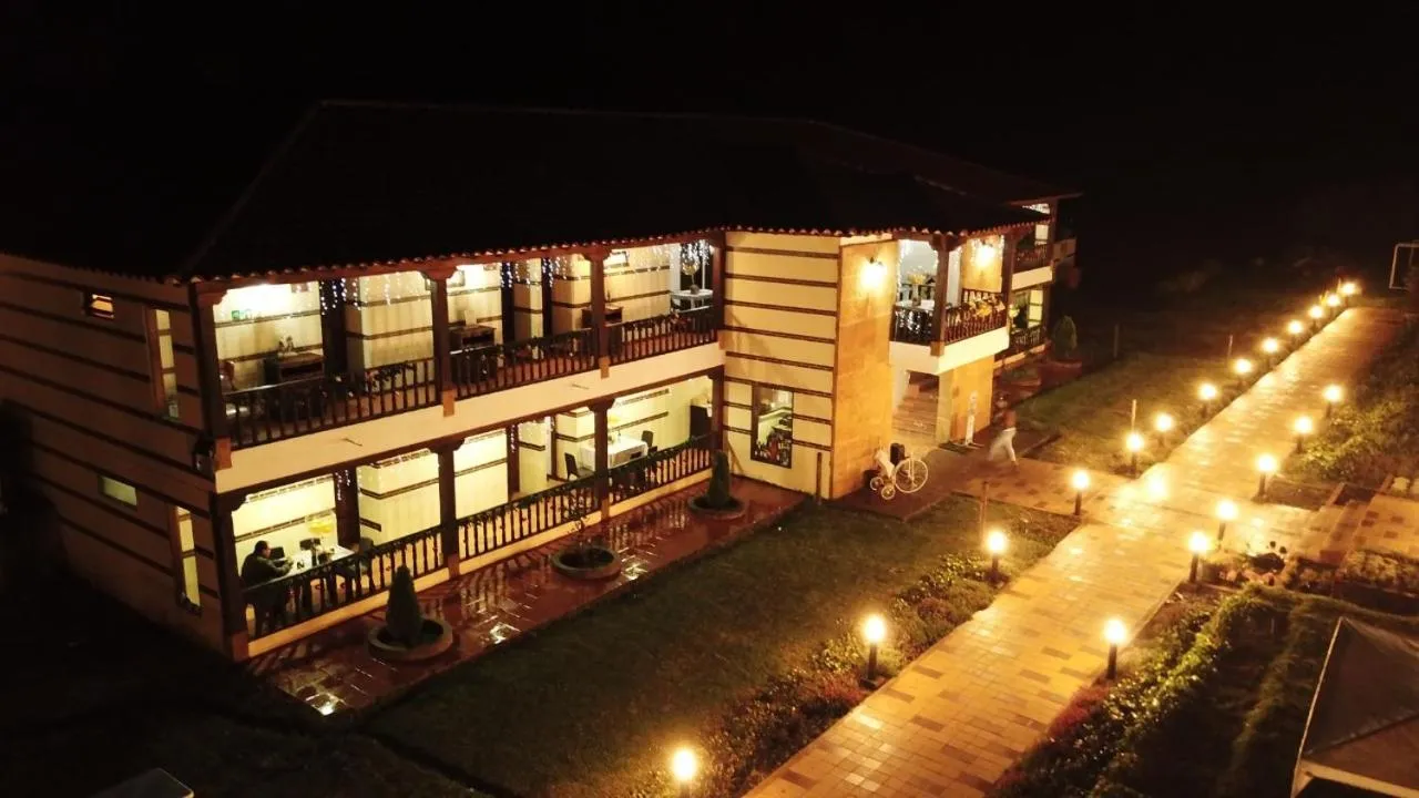 Property building in Hotel Campestre La Periquera