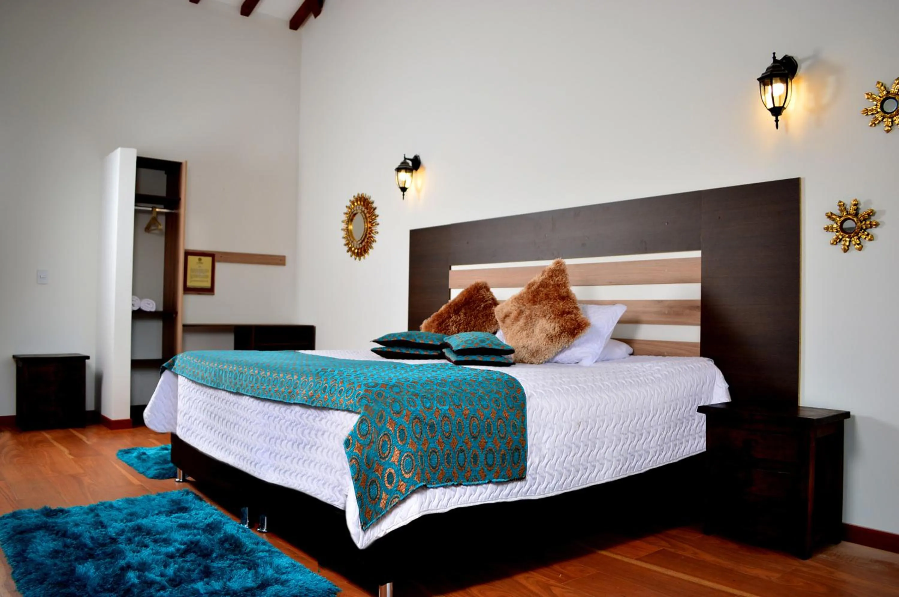 Bed in Hotel Campestre La Periquera