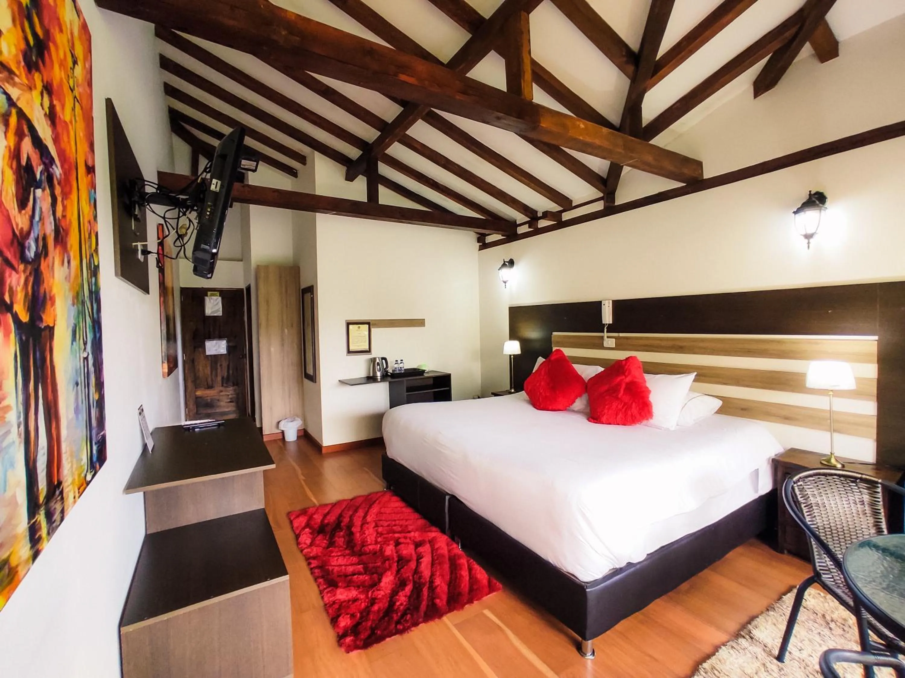 Bed in Hotel Campestre La Periquera