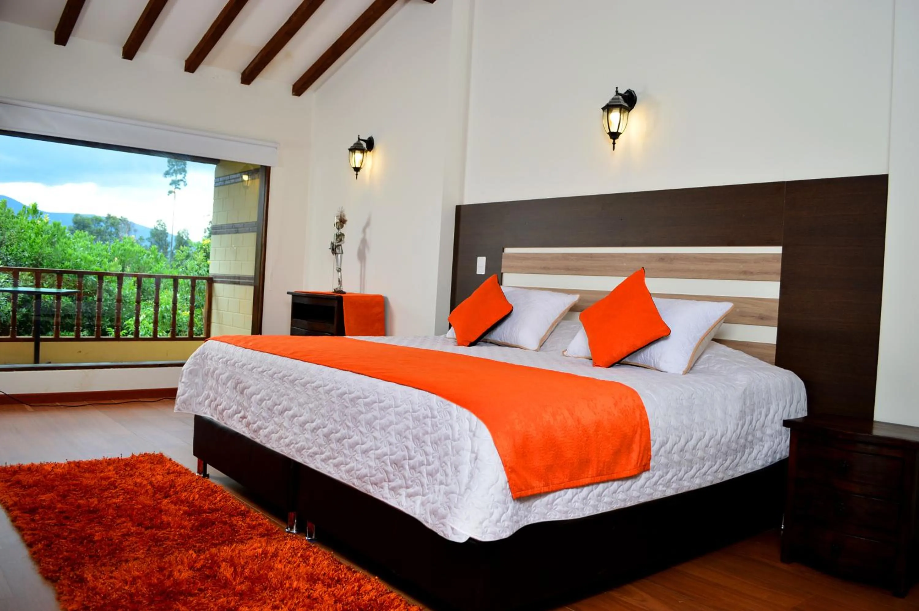 Bed in Hotel Campestre La Periquera