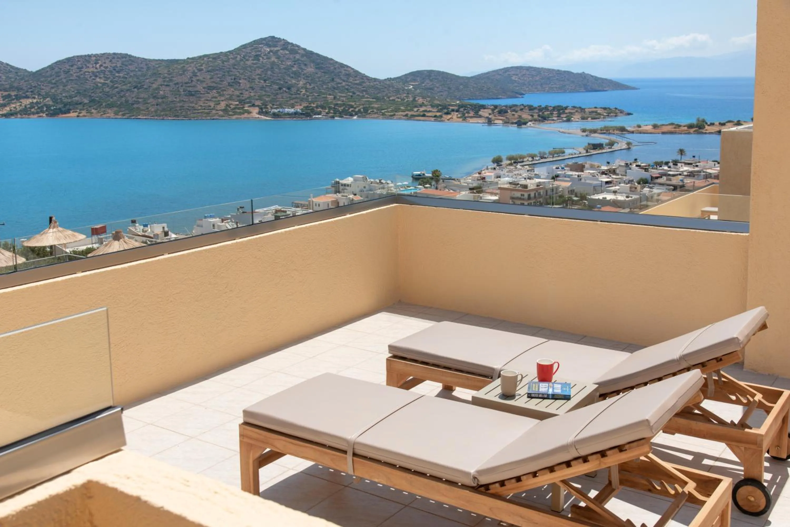 Balcony/Terrace in Elounda Heights (Adults Only)