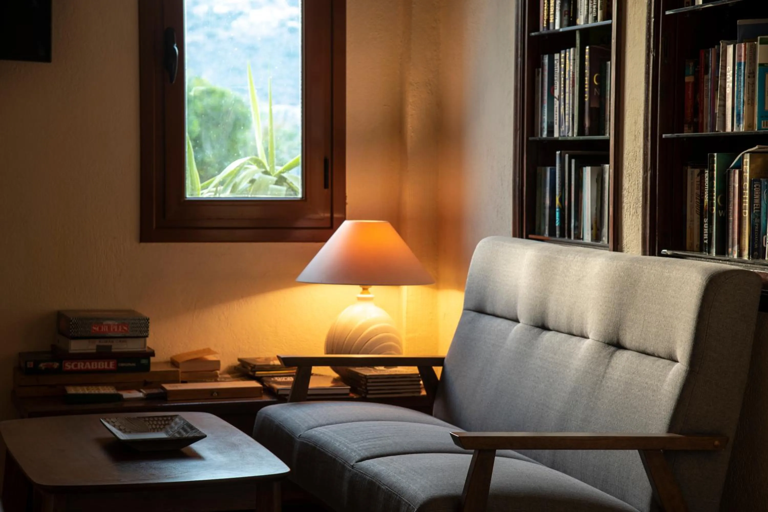 Library in Elounda Heights (Adults Only)