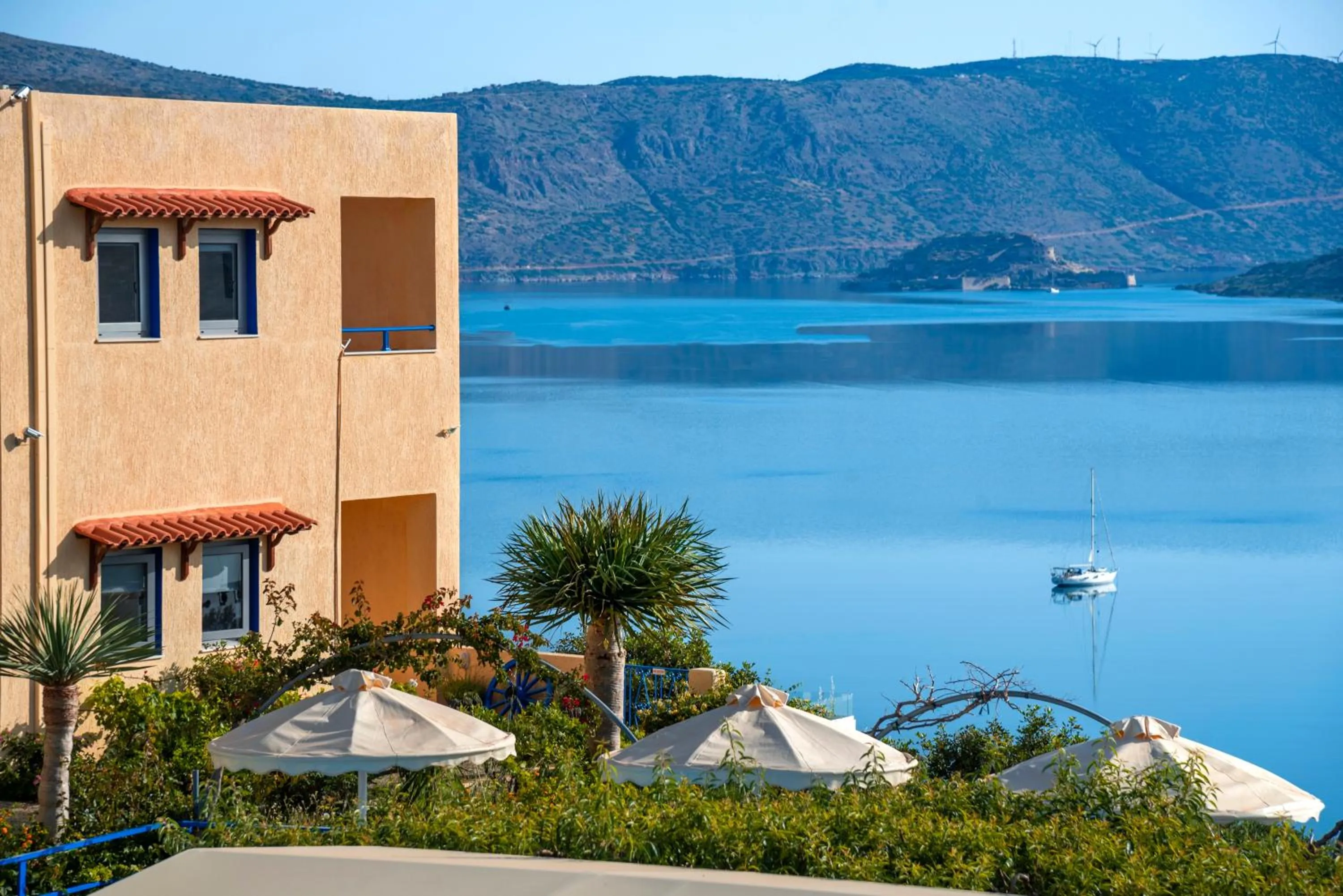 Landmark view in Elounda Heights (Adults Only)