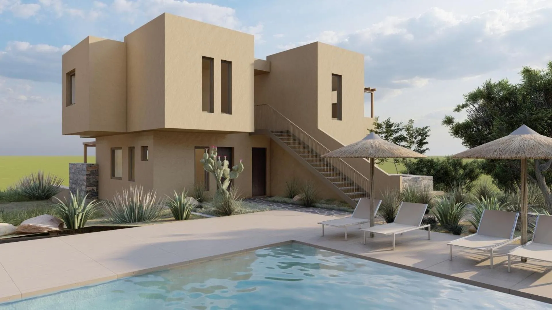 Swimming pool in Elounda Heights (Adults Only)