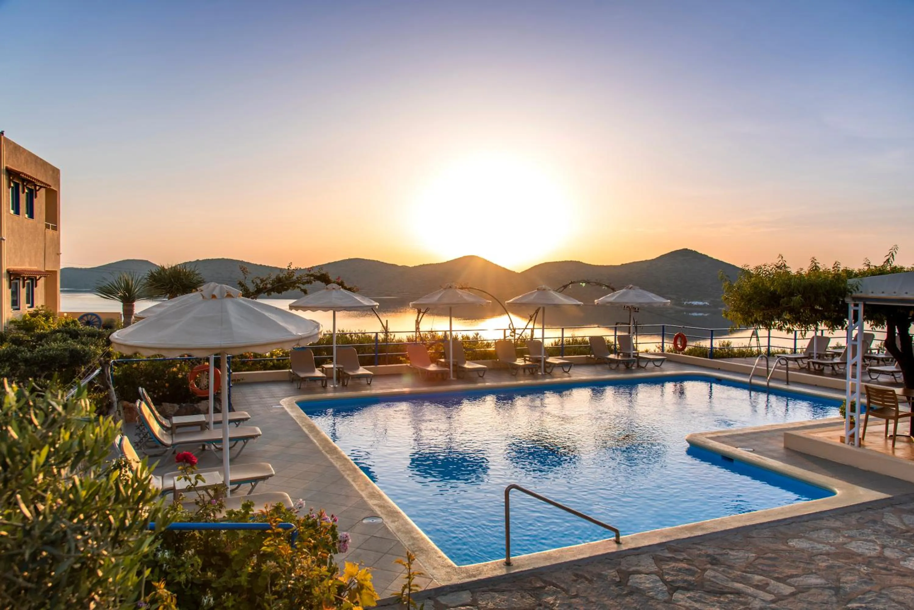 Swimming pool in Elounda Heights (Adults Only)